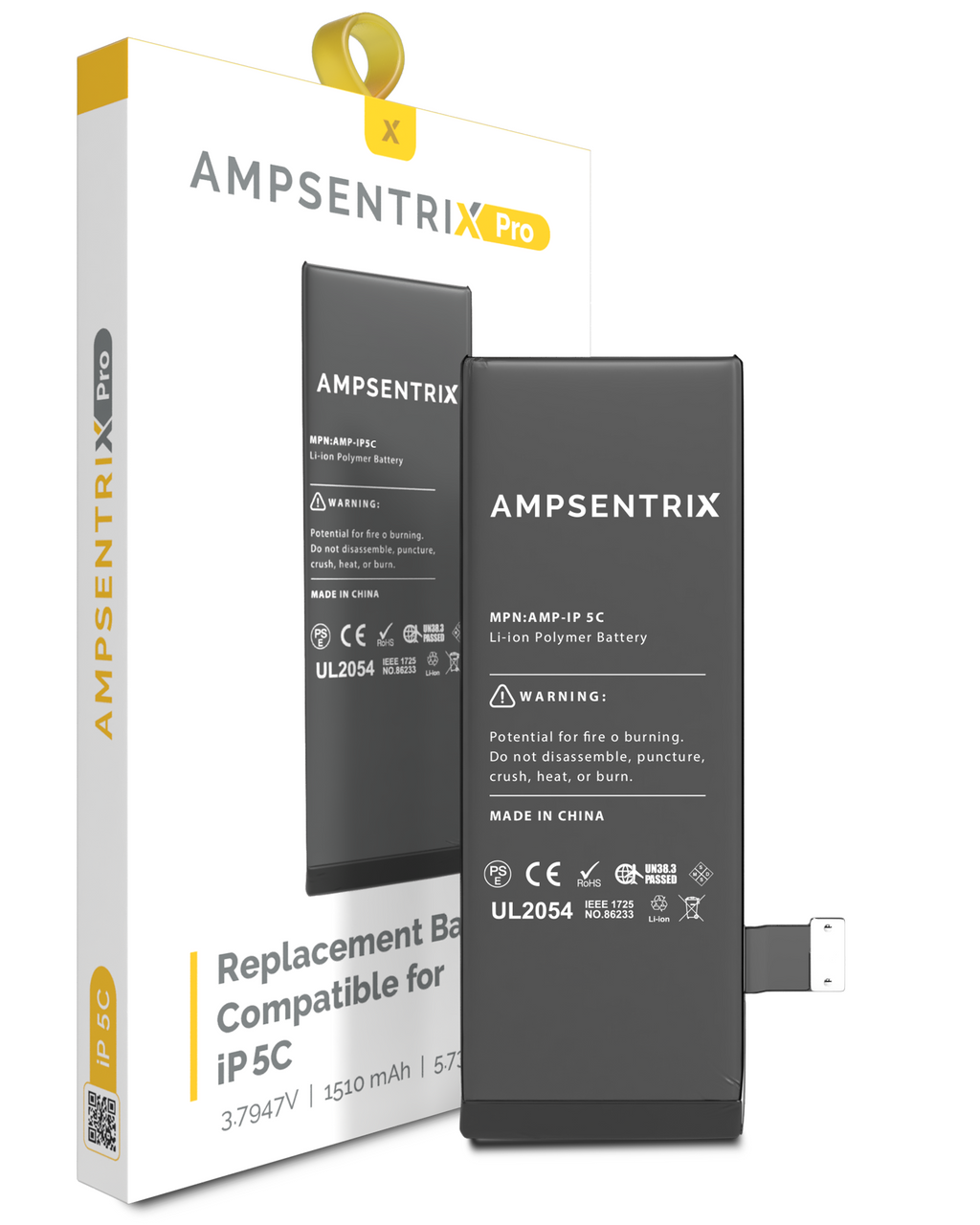 Ersatzakku für iPhone 5C (AmpSentrix Pro)
