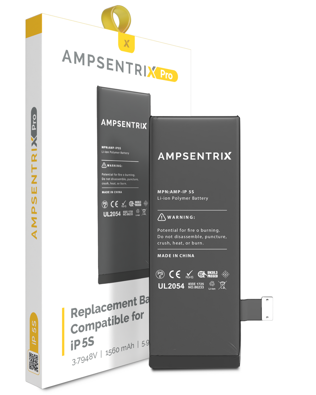 Ersatzakku für iPhone 5S (AmpSentrix Pro)