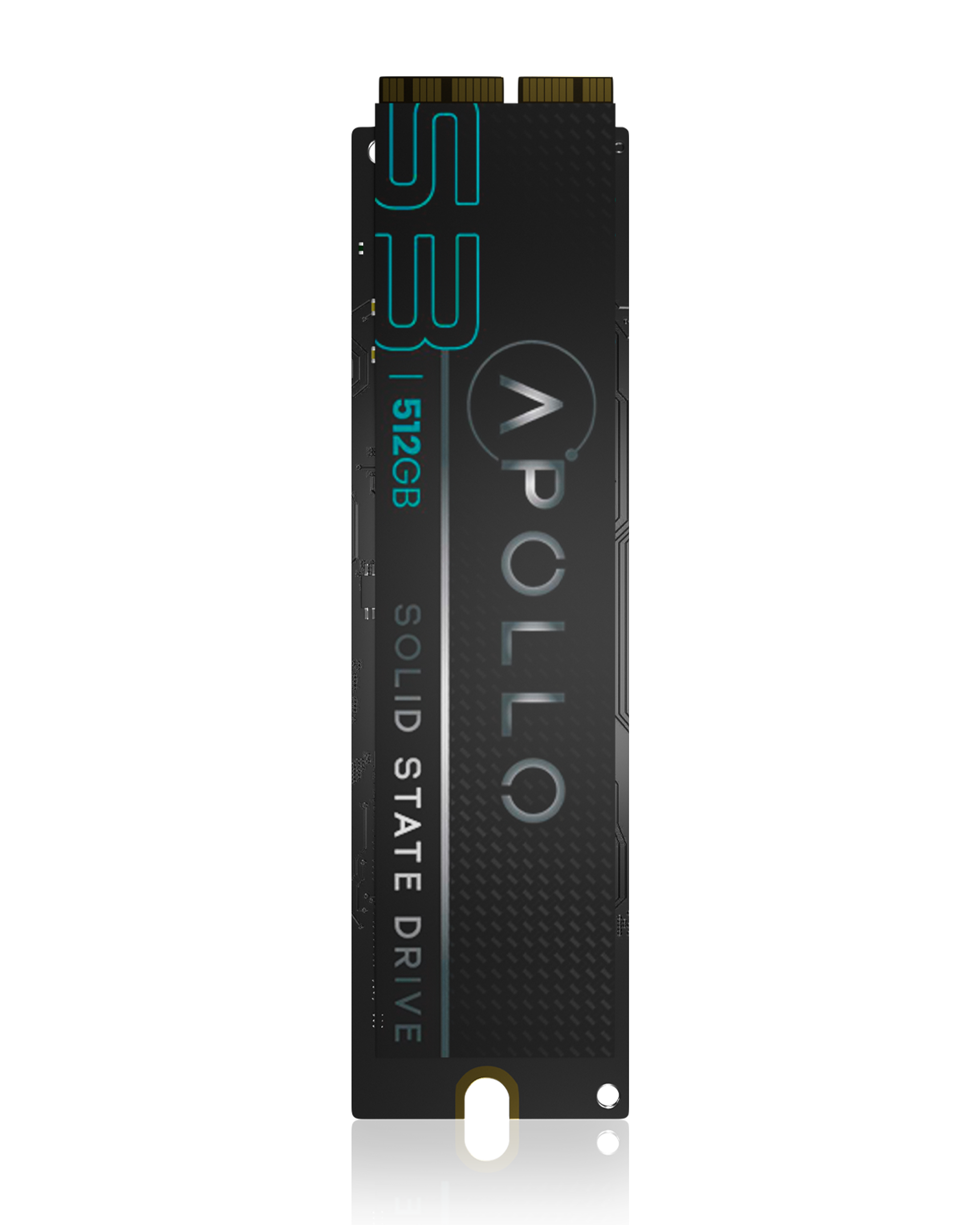 Apollo S3 512GB Mac NVMe PCIe Gen3x4 SSD for MacBook Air 11/13" A1465 A1466, MacBook Pro Retina A1398 A1502, iMac A1418 A1419, Mac Mini A1347, Mac Pro A1481 (2013-2017)