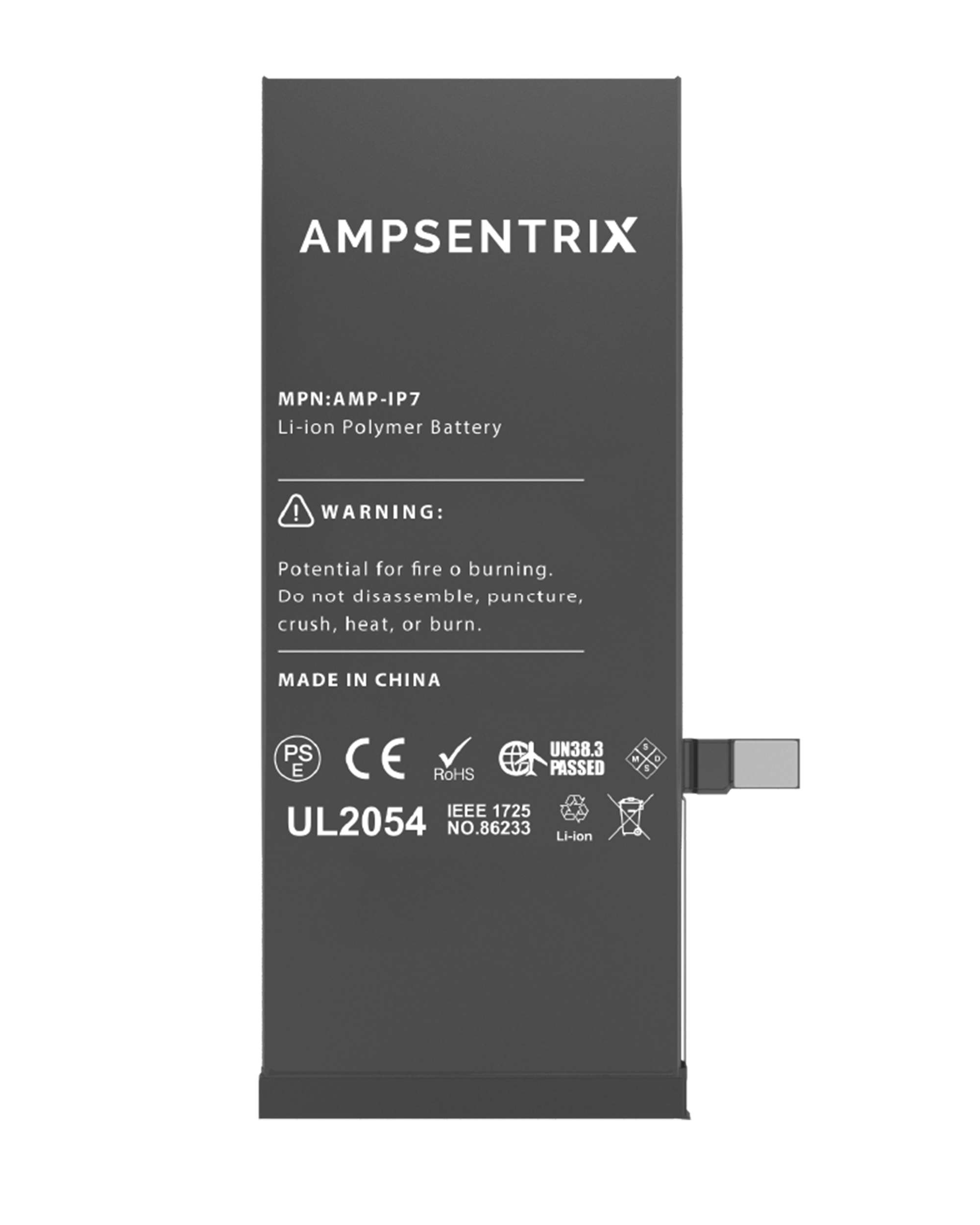 Replacement Battery for iPhone 7 (AmpSentrix Basic Extended)