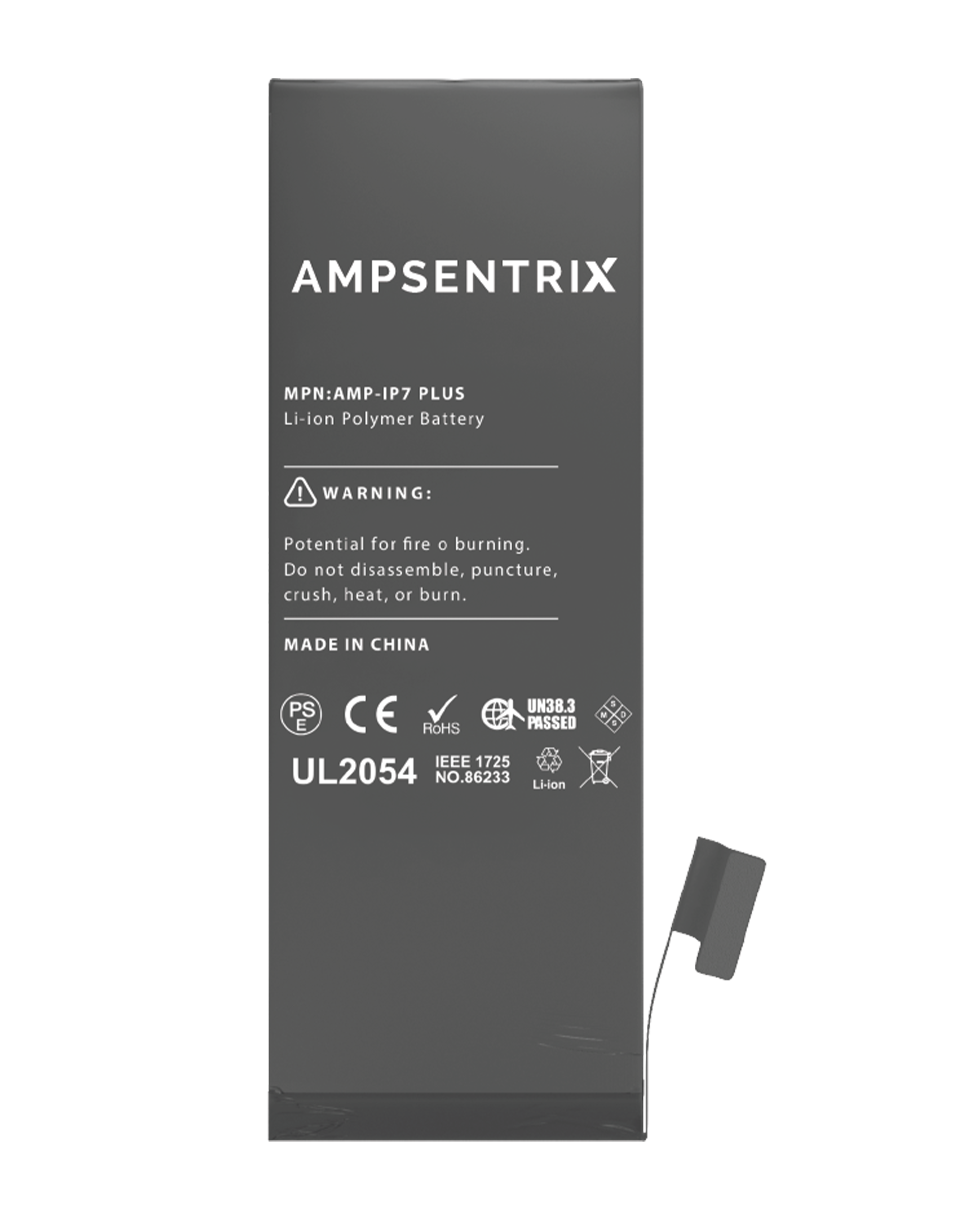 Replacement Battery for iPhone 7 Plus (AmpSentrix Basic Extended)