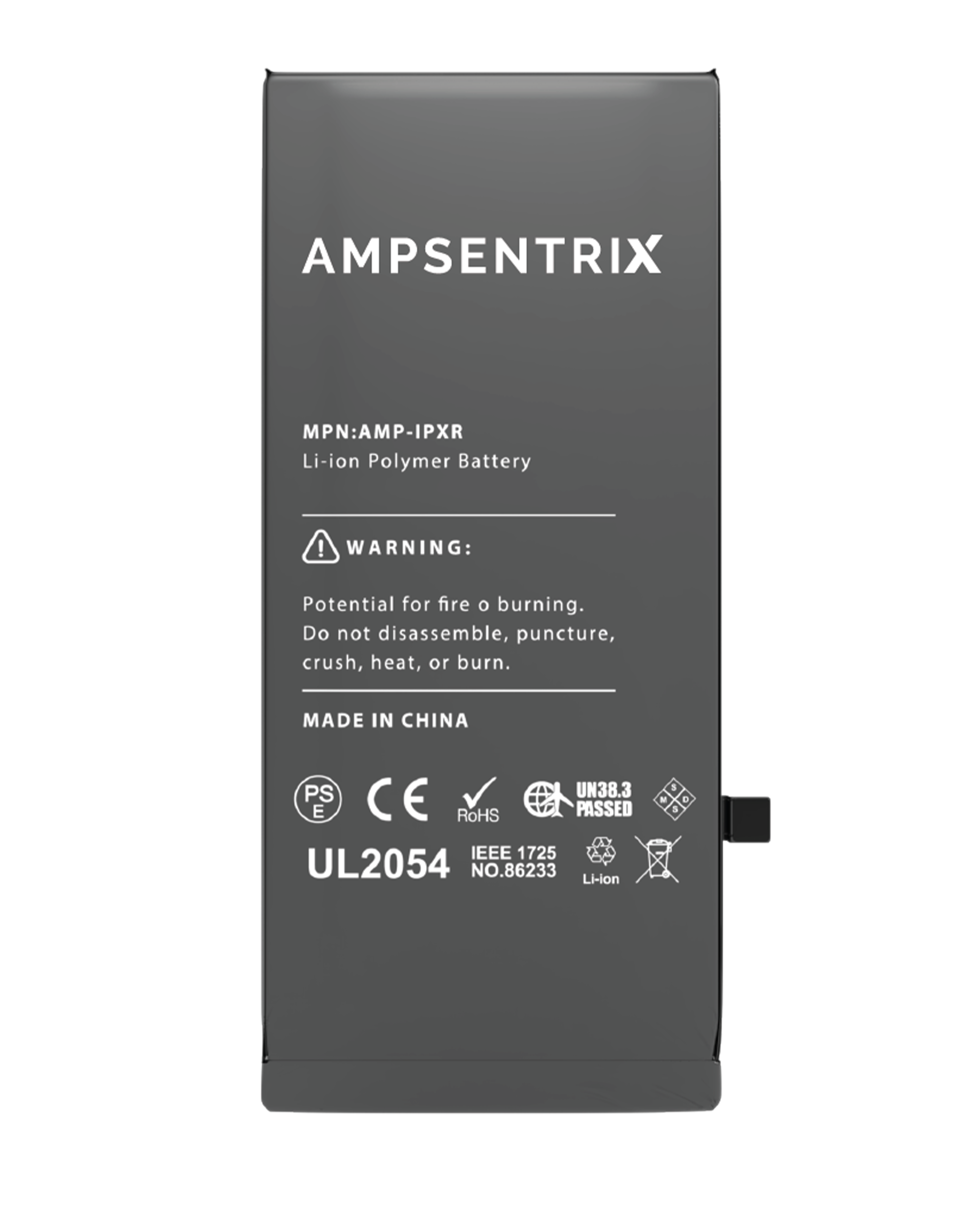 Replacement Battery for iPhone XR (AmpSentrix Basic Extended)