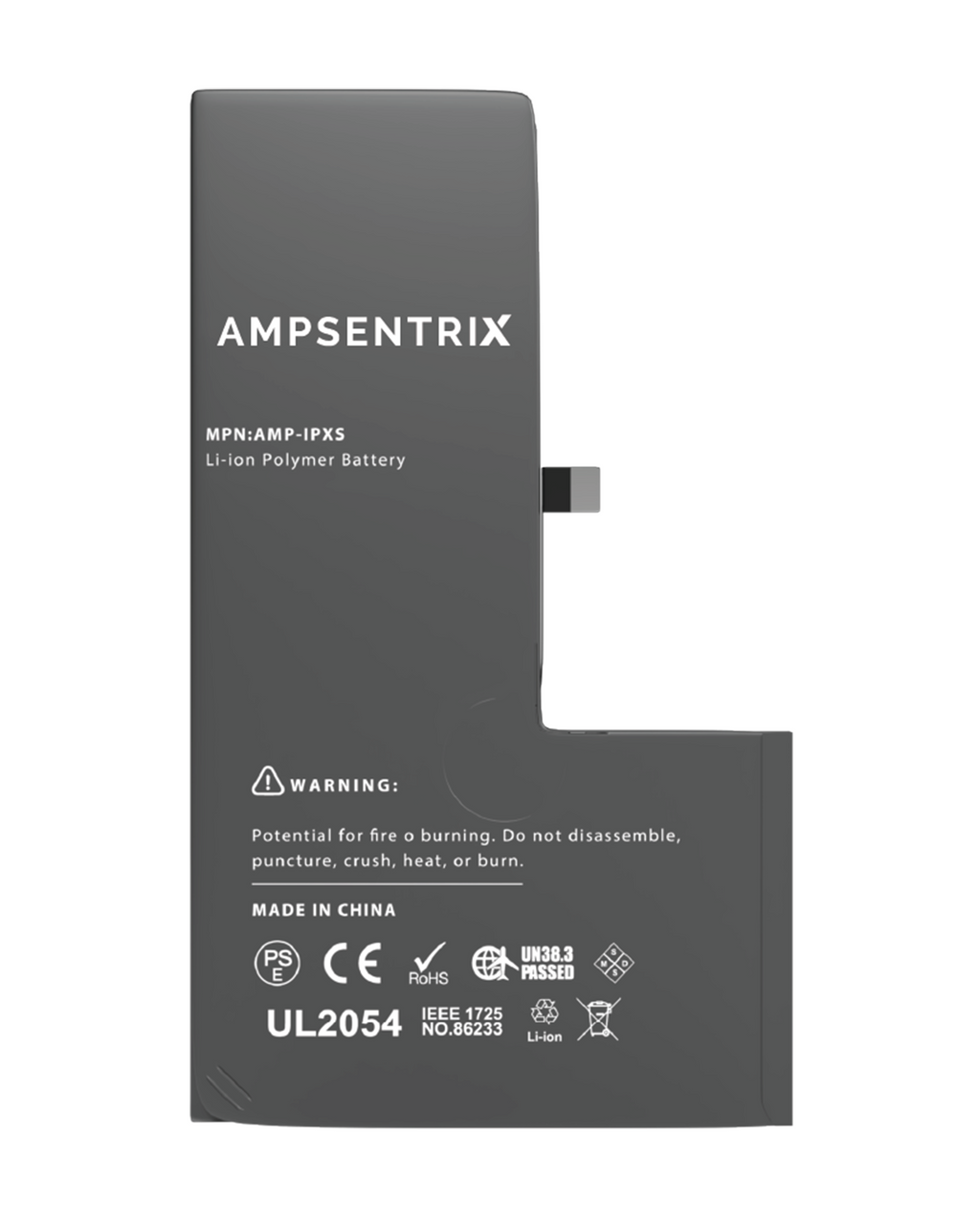 Replacement Battery for iPhone XS (AmpSentrix Basic Extended)
