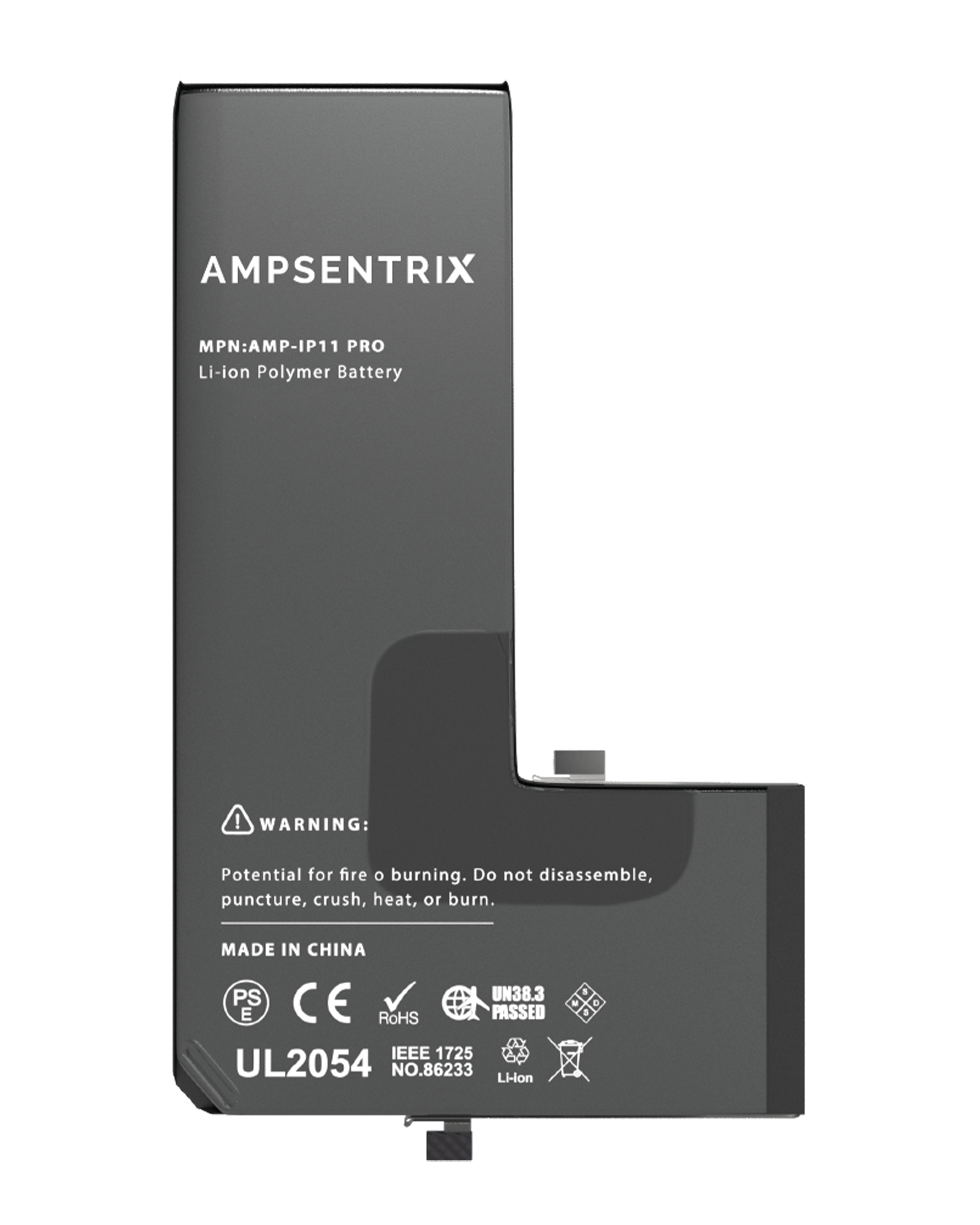 Ersatzakku für iPhone 11 Pro (AmpSentrix Basic Extended)