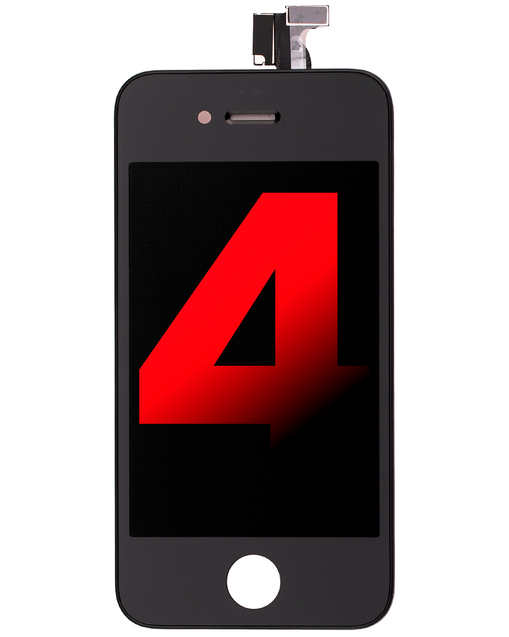 LCD-Komplettbaugruppe für iPhone 4 (GSM) (Aftermarket Plus) (Schwarz)