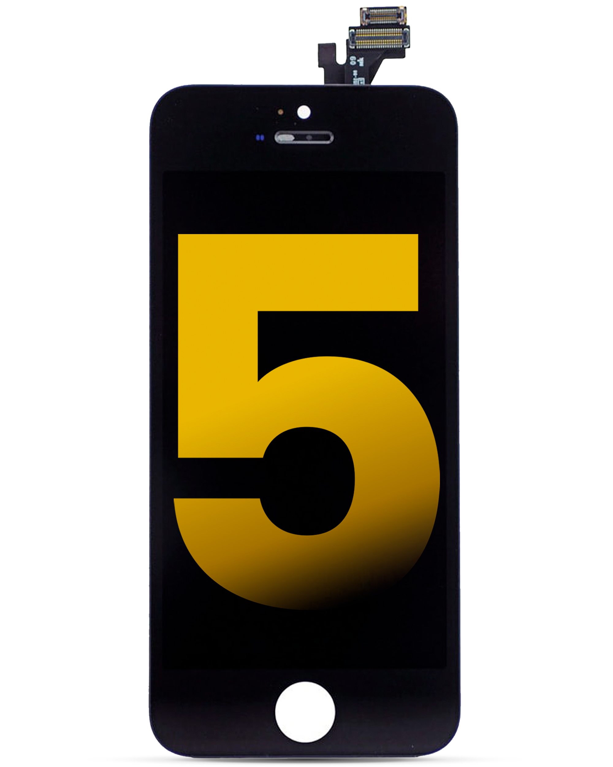LCD-Komplettmodul für iPhone 5 (Refurbished) (Schwarz)