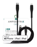 Lightning zu USB Type-C Kabel (MFI) (1 m / 3 ft) (Schwarz)