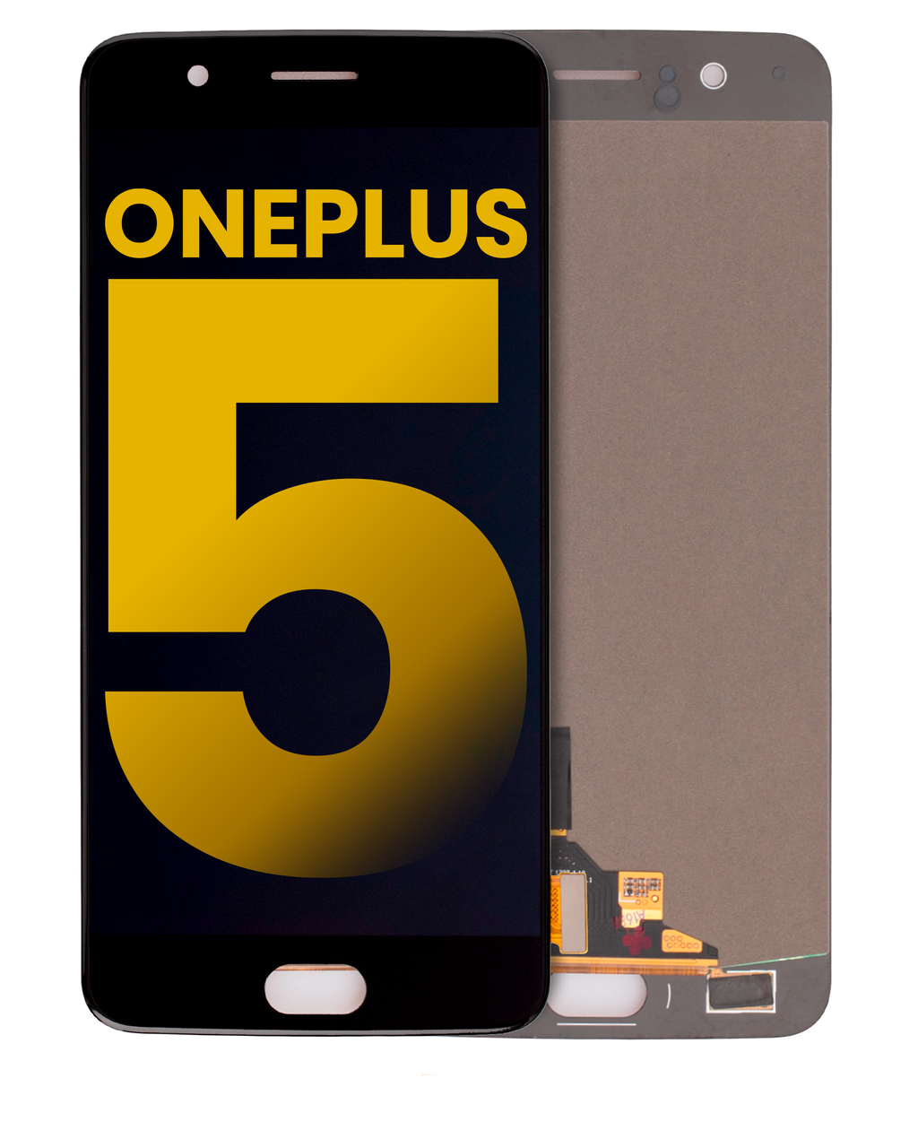 OLED-Display ohne Rahmen für OnePlus 5 (Refurbished) (Schwarz)