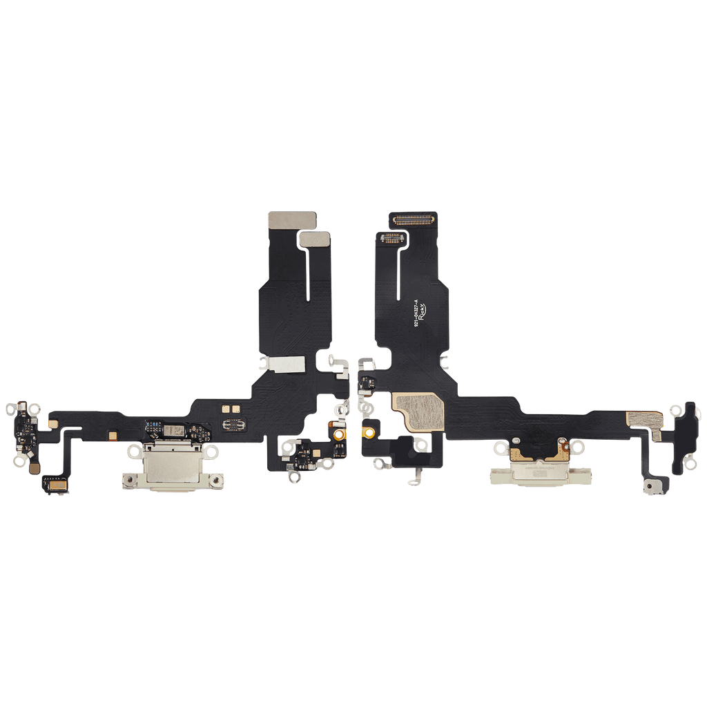 Ladebuchse-Flexkabel für iPhone 15 (Aftermarket Plus) (Gelb)