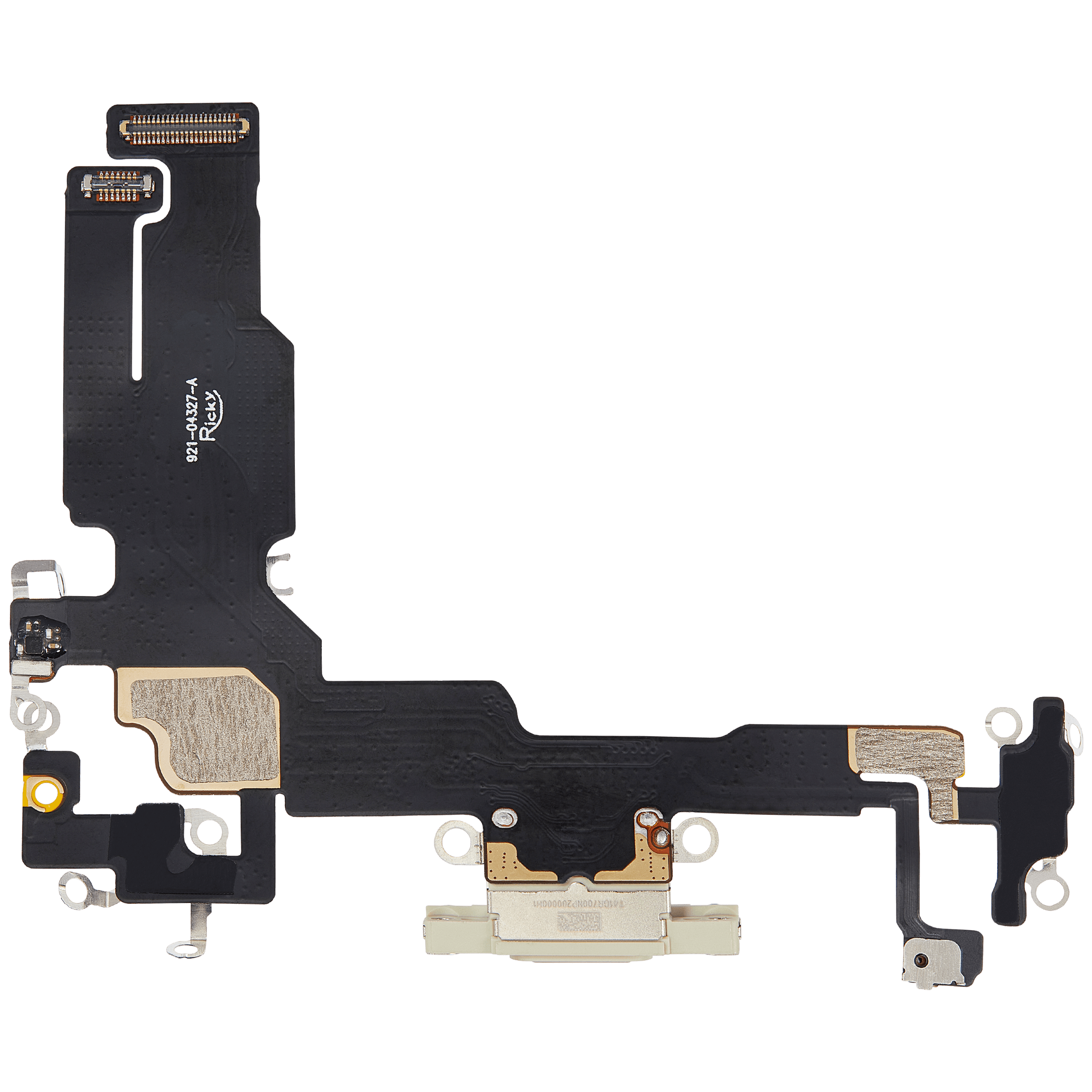 Ladebuchse-Flexkabel für iPhone 15 (Aftermarket Plus) (Gelb)