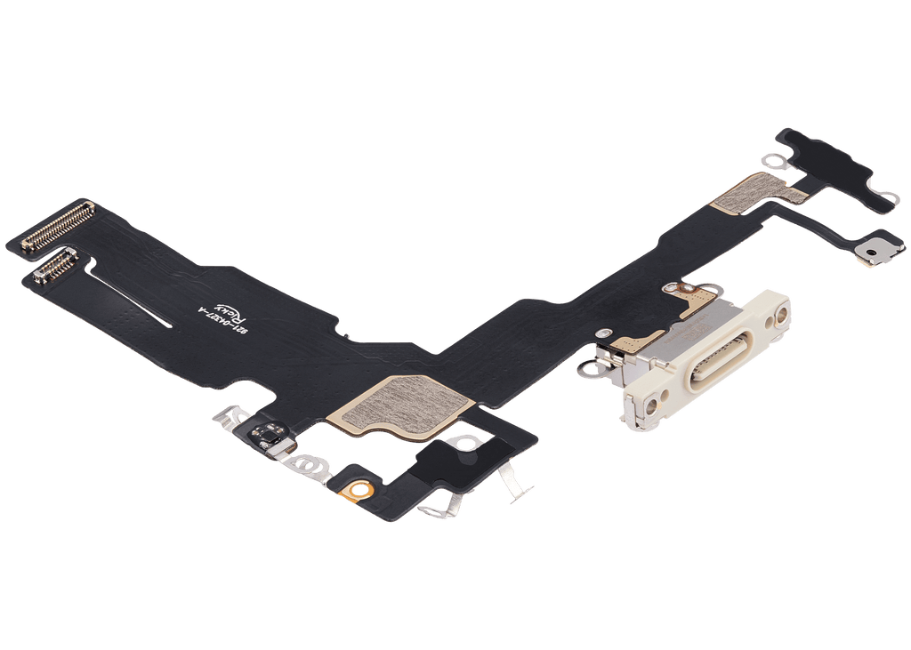 Ladebuchse-Flexkabel für iPhone 15 (Aftermarket Plus) (Gelb)