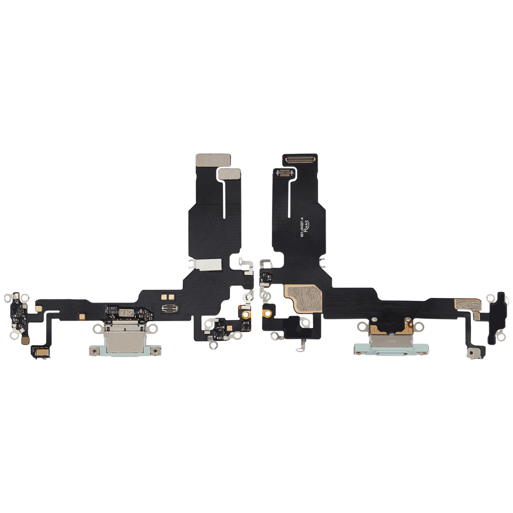 Ladebuchse-Flexkabel für iPhone 15 (Aftermarket Plus) (Grün)