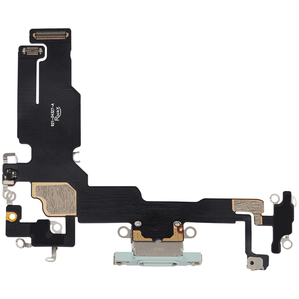 Ladebuchse-Flexkabel für iPhone 15 (Aftermarket Plus) (Grün)