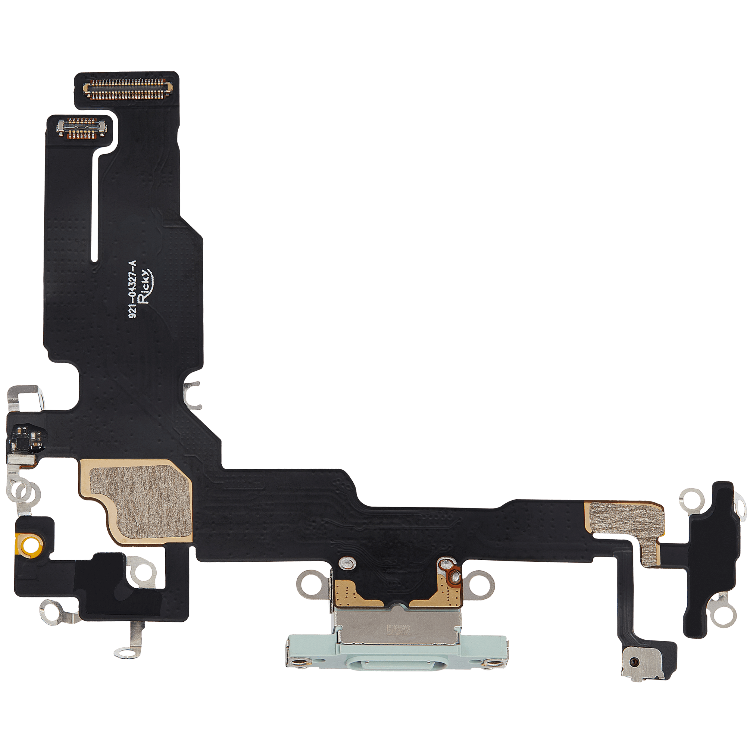 Ladebuchse-Flexkabel für iPhone 15 (Aftermarket Plus) (Grün)