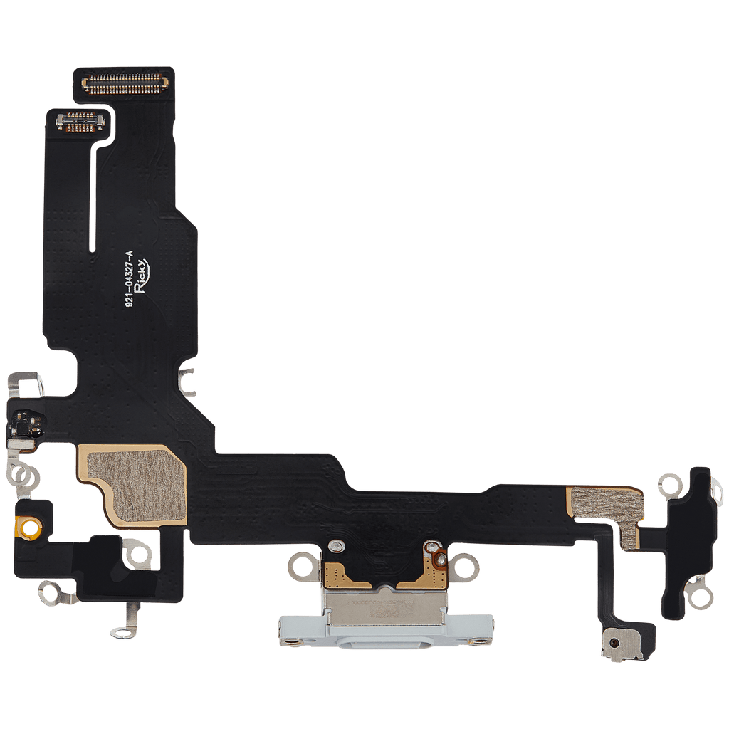 Charging Port Flex Cable for iPhone 15 (Aftermarket Plus) (Blue)