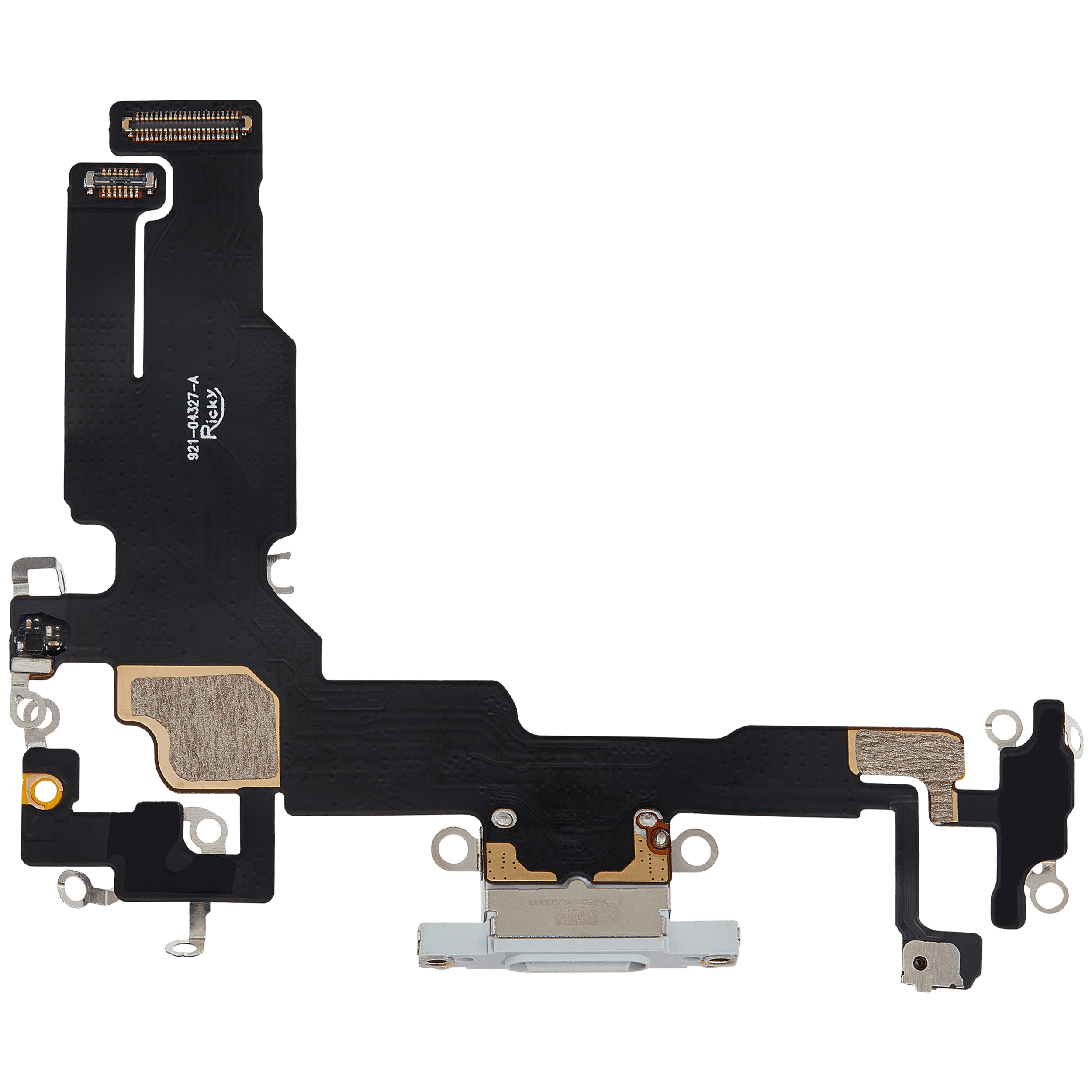 Charging Port Flex Cable for iPhone 15 (Aftermarket Plus) (Blue)