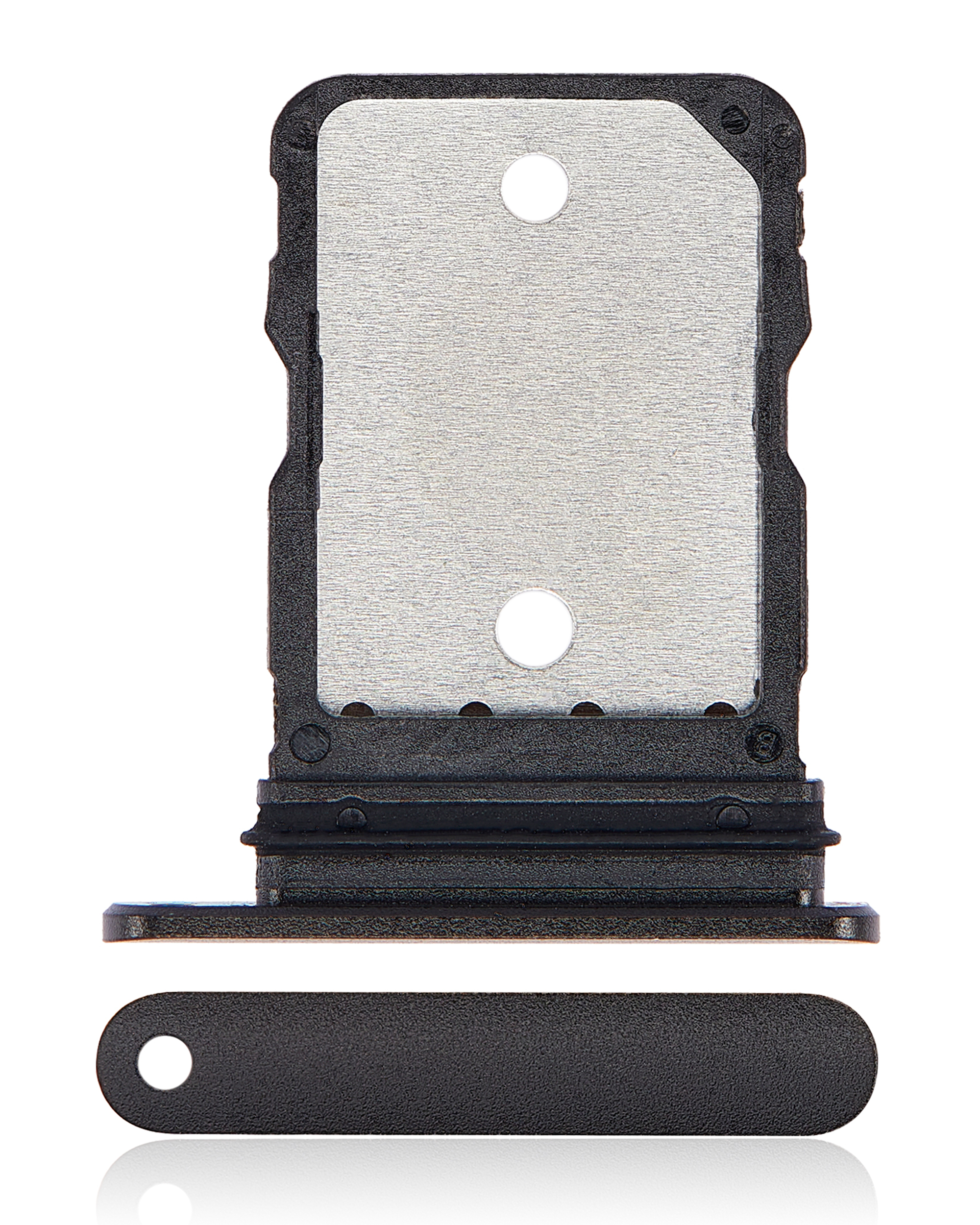 Single SIM Card Tray for Google Pixel 6 (Original OEM) (Stormy Black)