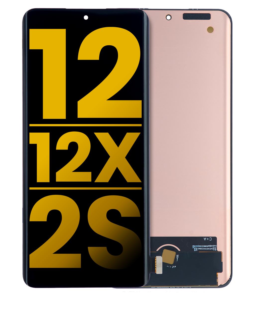 OLED-Display ohne Rahmen für Xiaomi 12 / 12X / 12s (Refurbished) (Alle Farben)