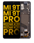 OLED Display with Frame for Xiaomi Mi 9T / 9T Pro / K20 / K20 Pro (Refurbished) (Carbon Black)
