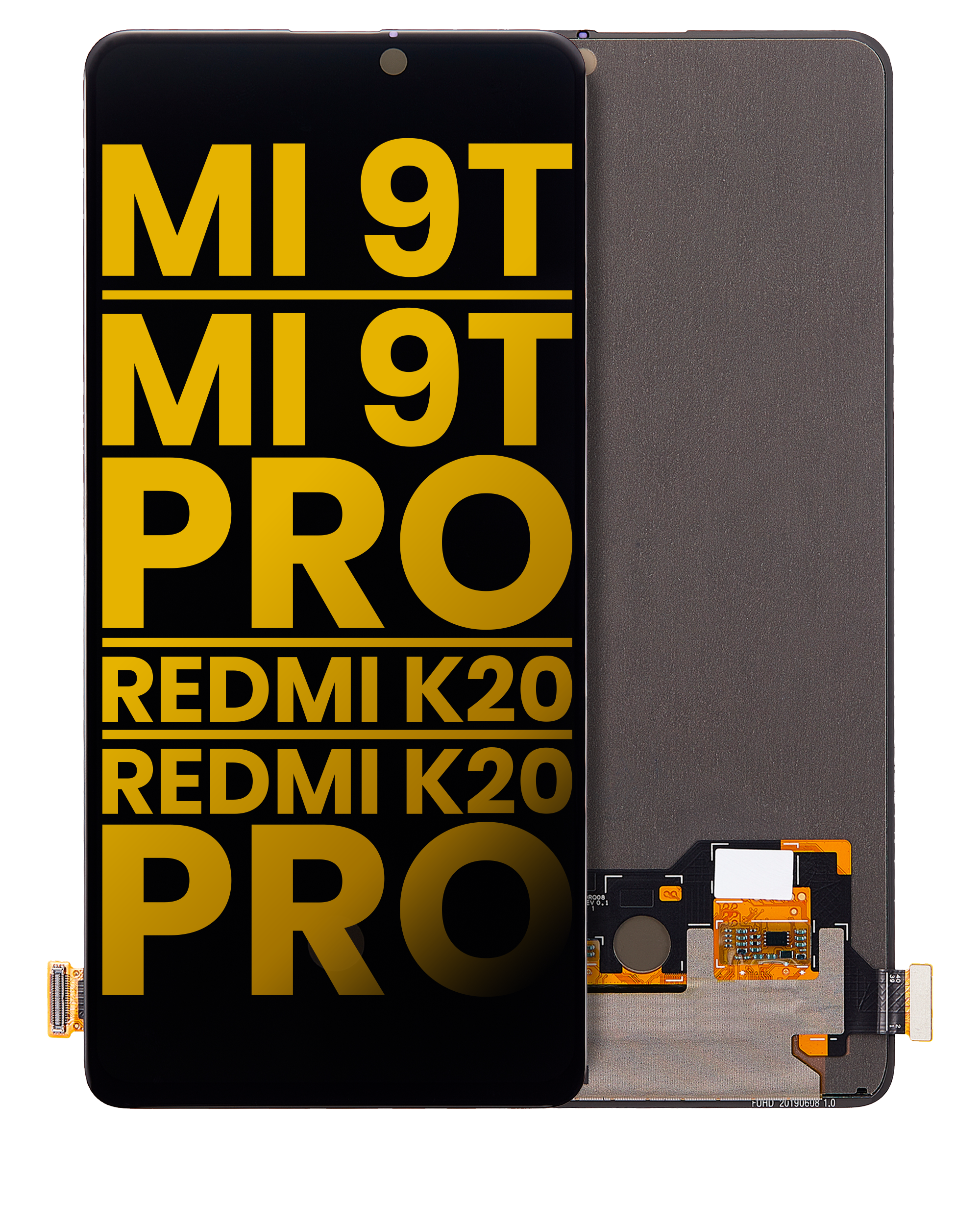 Frameless OLED Display for Xiaomi Mi 9T / 9T Pro / K20 / K20 Pro (Refurbished) (All Colors)