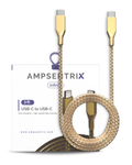 USB-C-auf-USB-C-Kabel (1 m / 3 ft) (AmpSentrix Infinity) (Gold)