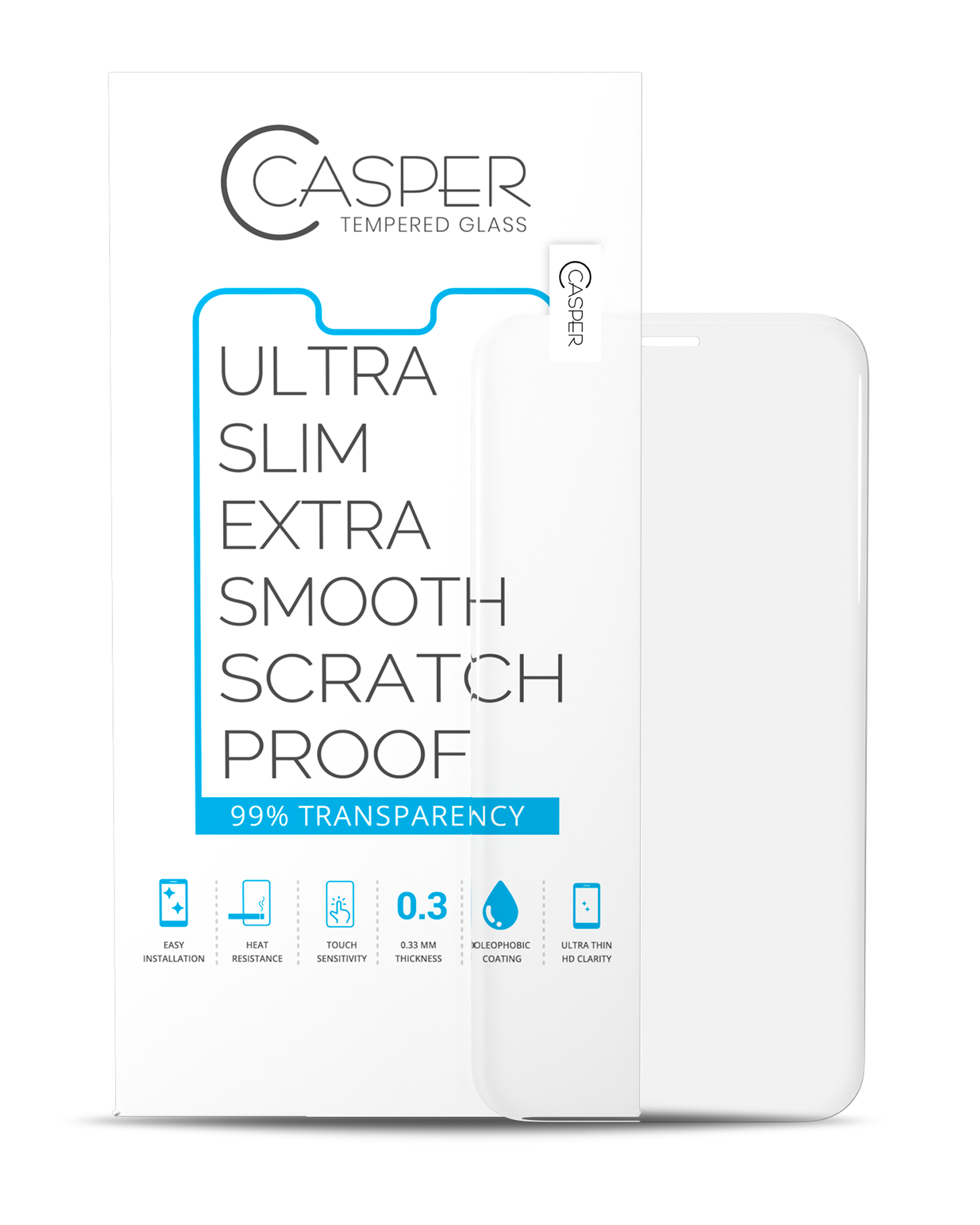 Casper Tempered Glass for iPhone 13 Mini (100 pieces) (Clear)