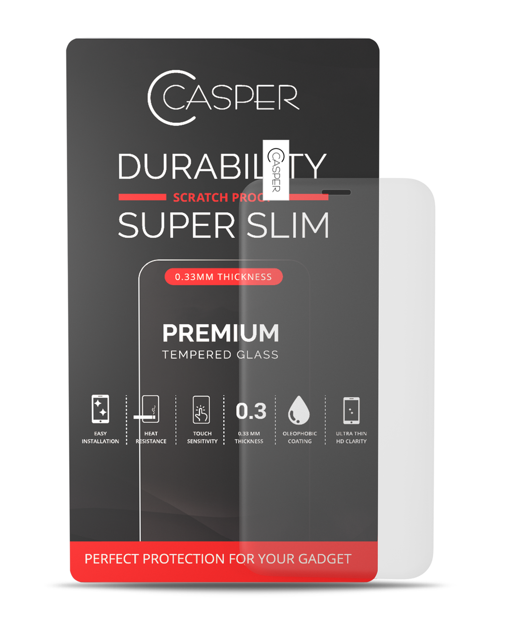 Casper Gehärtetes Glas für iPhone 13 Mini (Retail Pack) (Matte)
