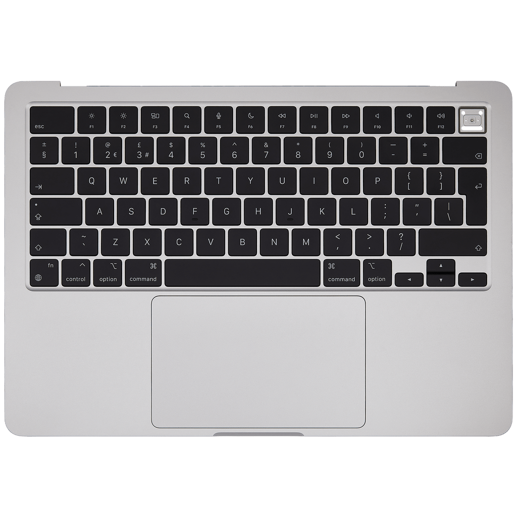 Top Case m. Akku & Tastatur f. MacBook Air 13" A2681 UK Silber