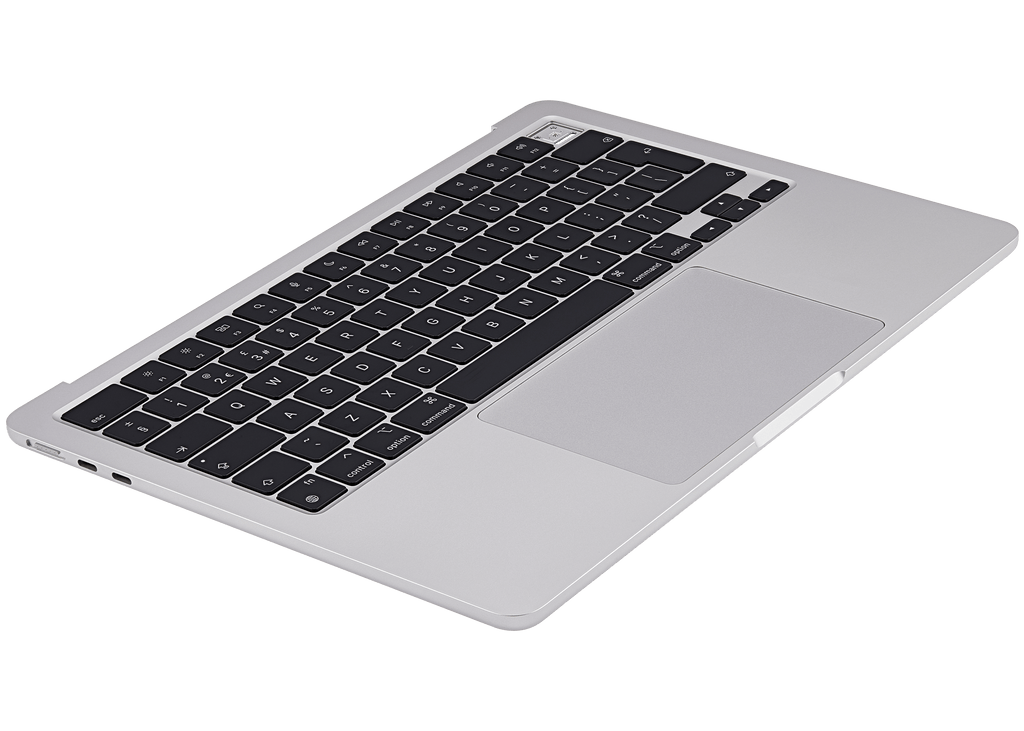 Top Case m. Akku & Tastatur f. MacBook Air 13" A2681 UK Silber