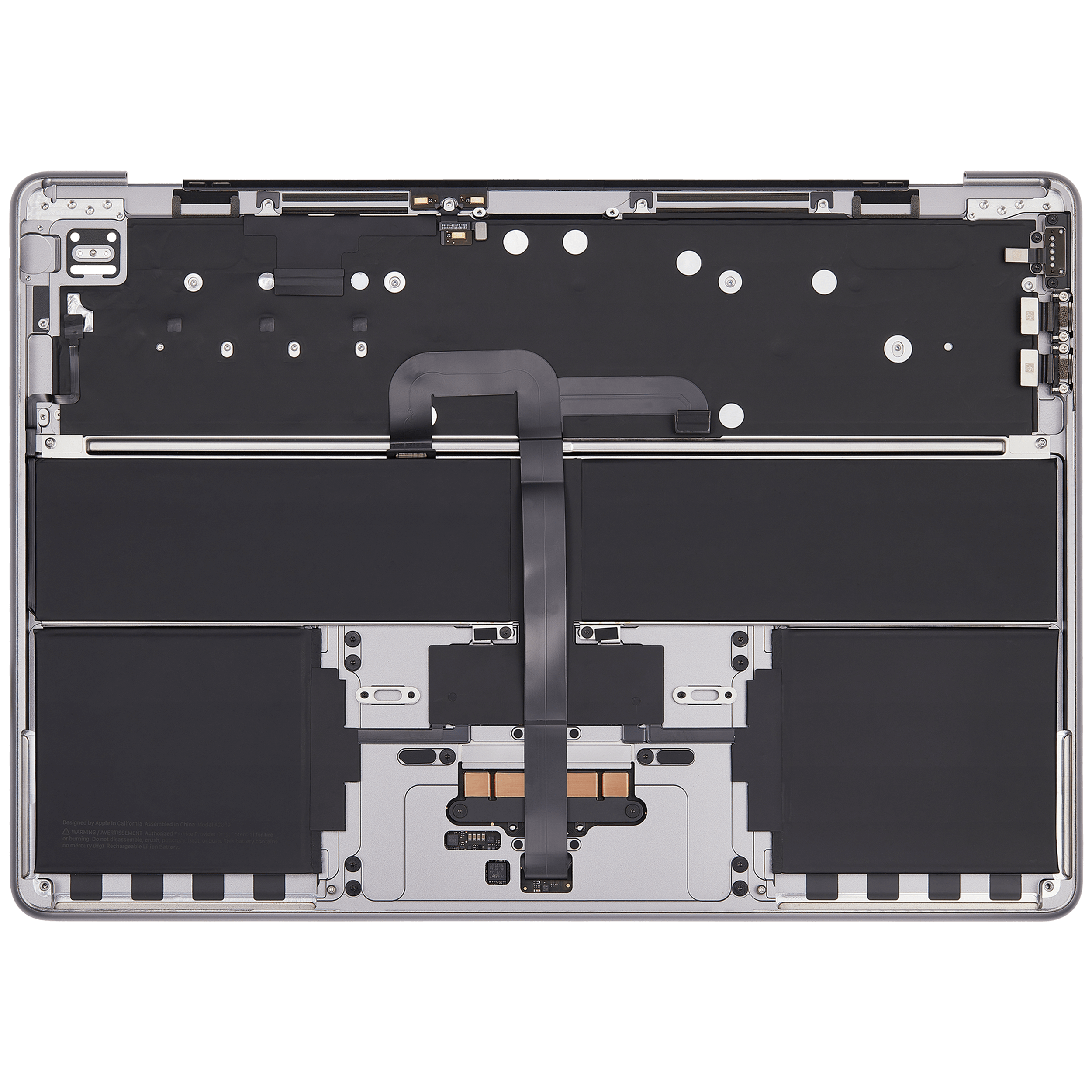 Top Case mit Akku und Tastatur für MacBook Air 13" A2681 (2022) (UK-Tastatur) (S