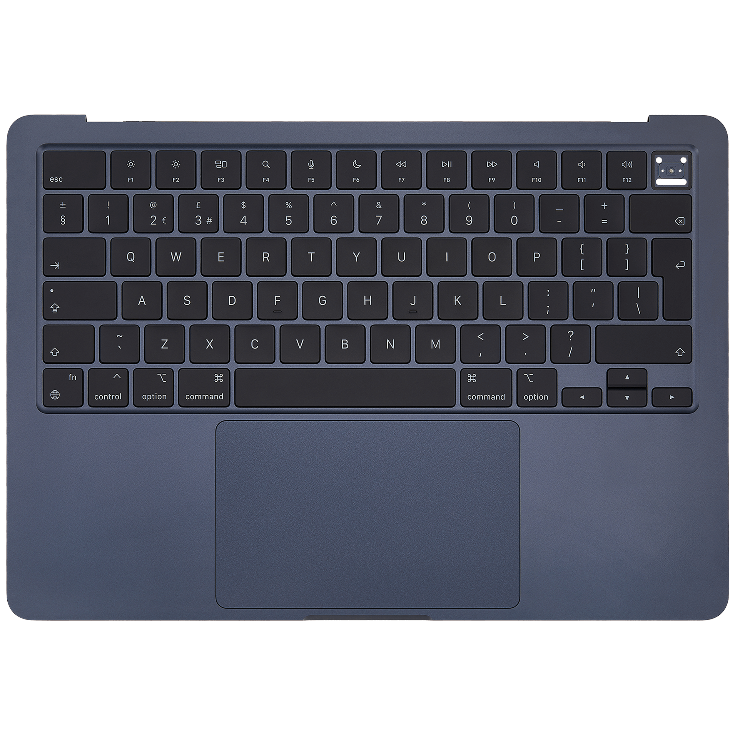 Top Case mit Akku + Tastatur für MacBook Air 13" A2681 Midnight