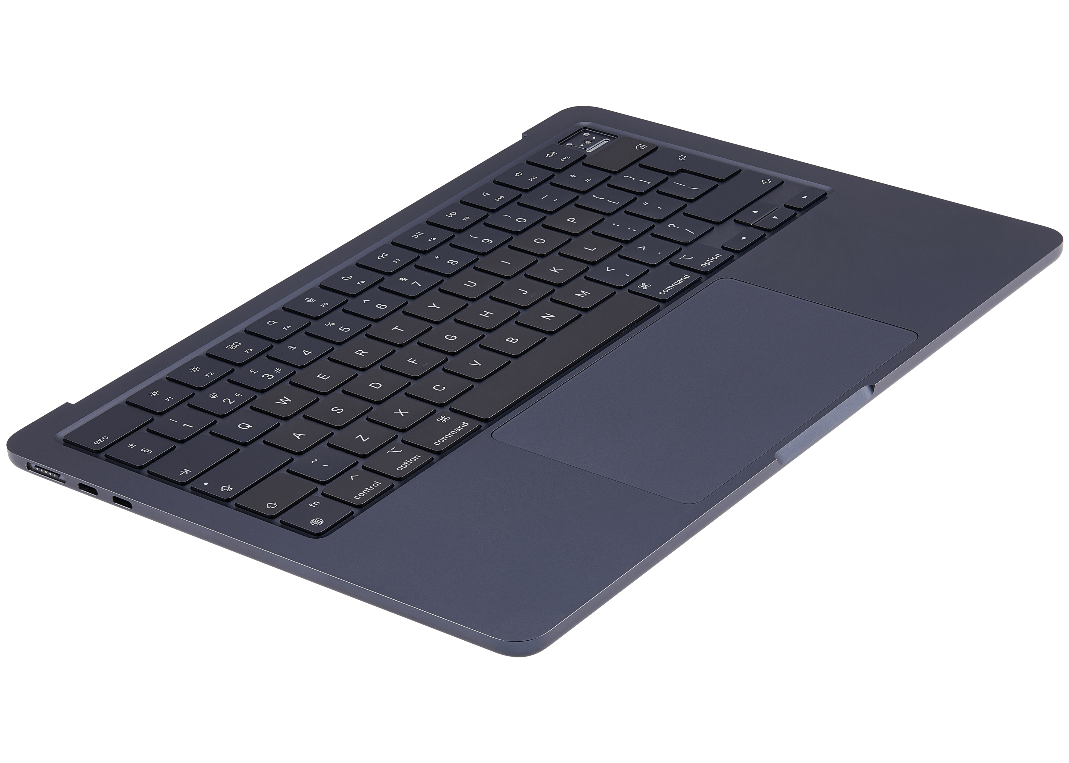 Top Case mit Akku + Tastatur für MacBook Air 13" A2681 Midnight