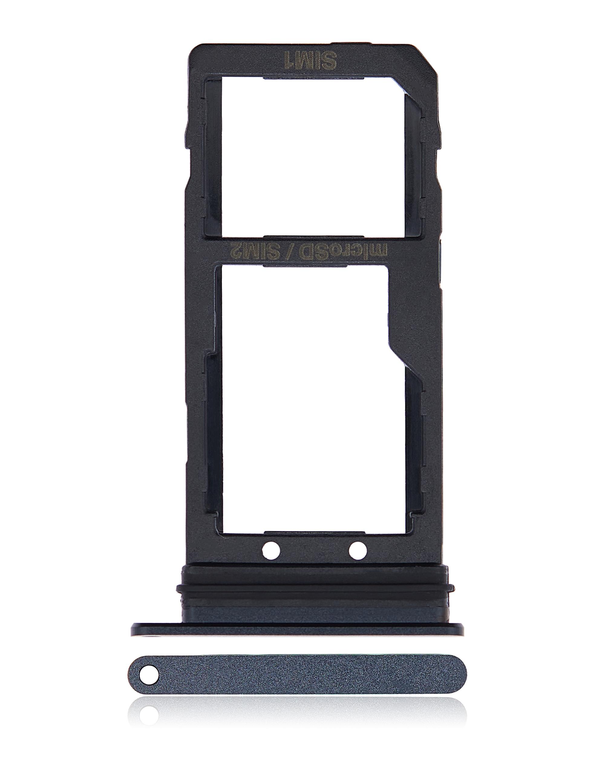 Dual SIM card tray for HTC U12 Plus / U11 Plus (Ceramic Black)