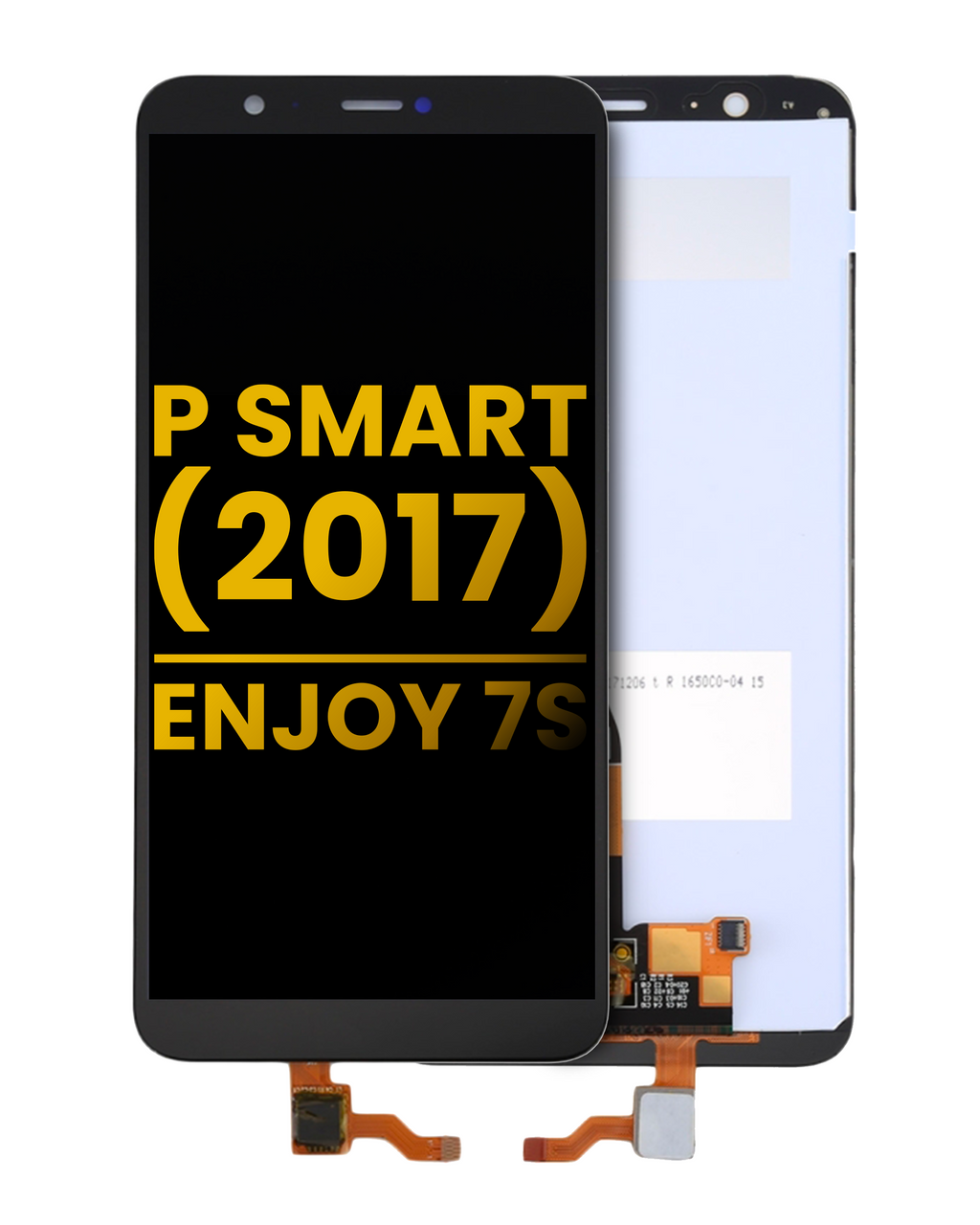Frameless LCD Display for Huawei P Smart (2017) / Enjoy 7S (Refurbished) (Black)