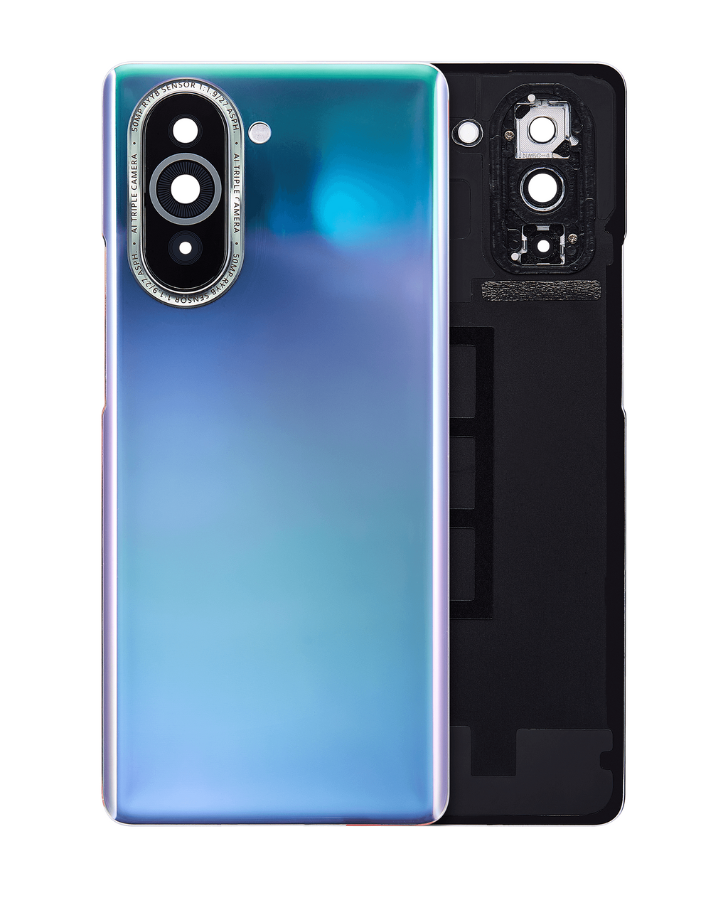 Back cover glass with camera lens for Huawei Nova 10 (Violet)