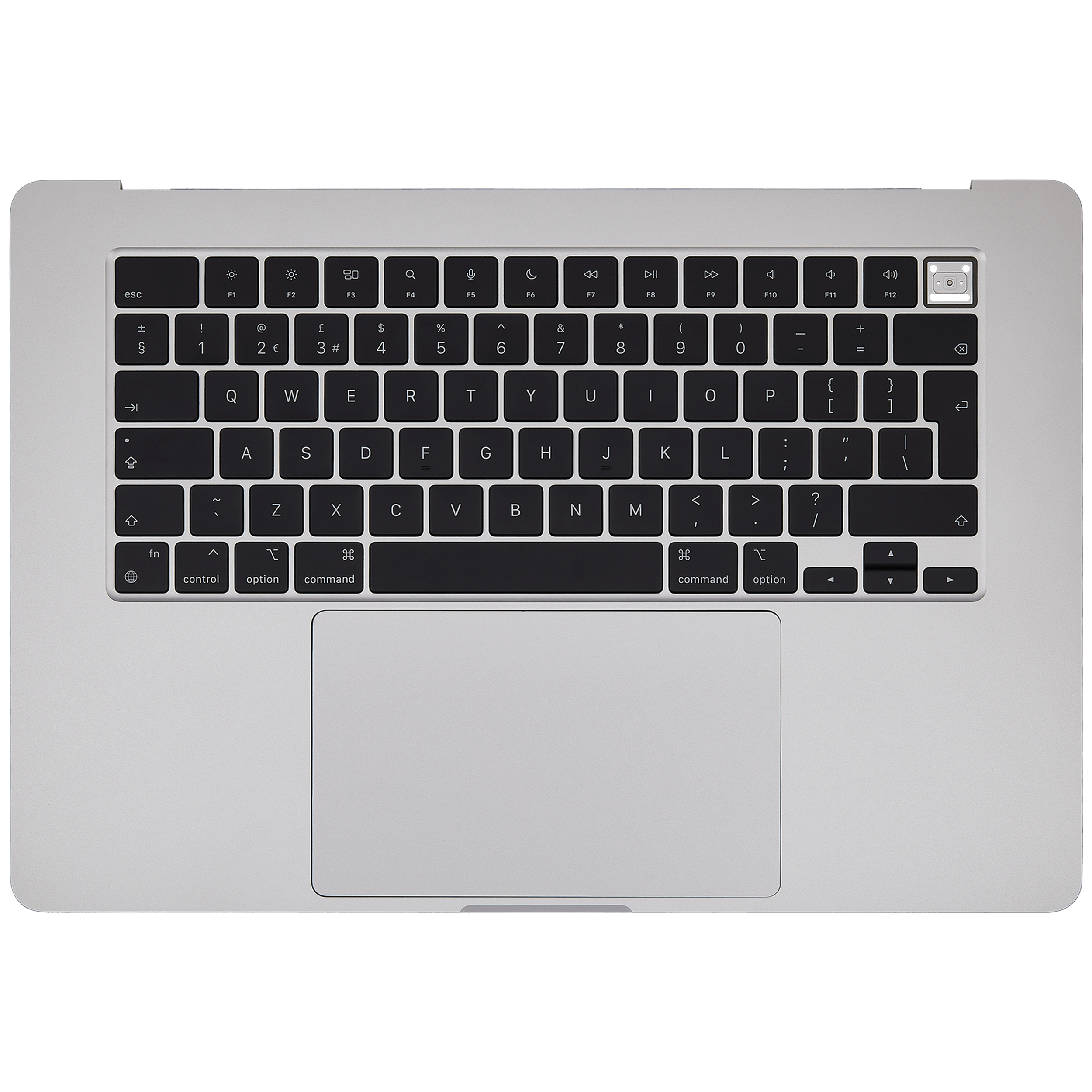 Topcase mit Akku And Keyboard für MacBook Air 15" (A2941 / Mid 2023) (UK Keyboard) (Silber)