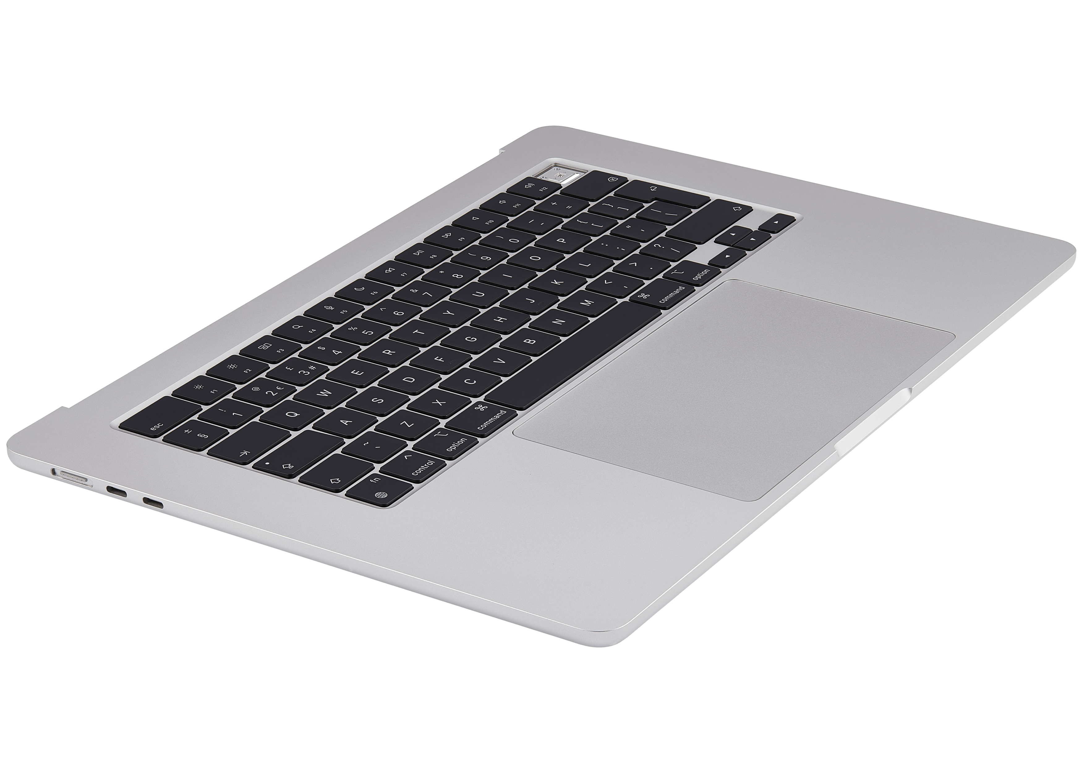 Topcase mit Akku And Keyboard für MacBook Air 15" (A2941 / Mid 2023) (UK Keyboard) (Silber)