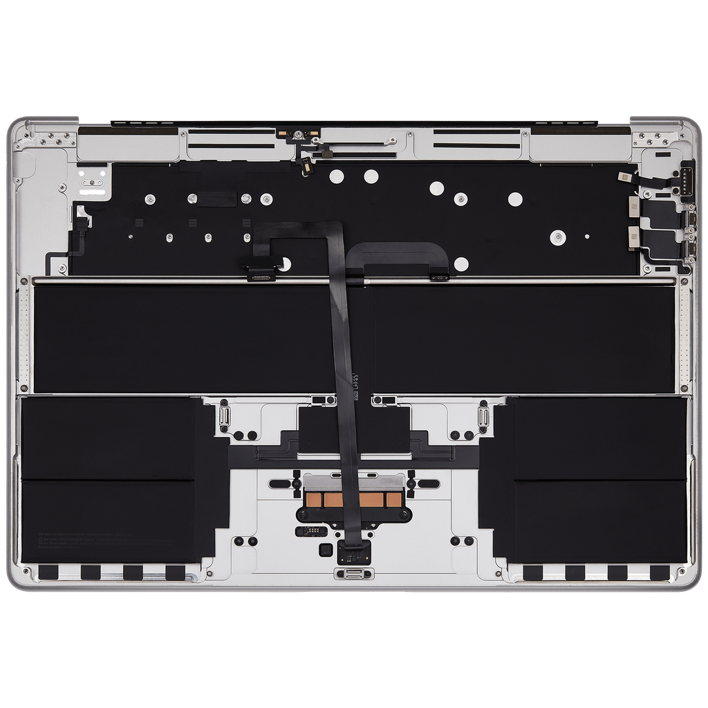 Topcase mit Akku And Keyboard für MacBook Air 15" (A2941 / Mid 2023) (UK Keyboard) (Silber)