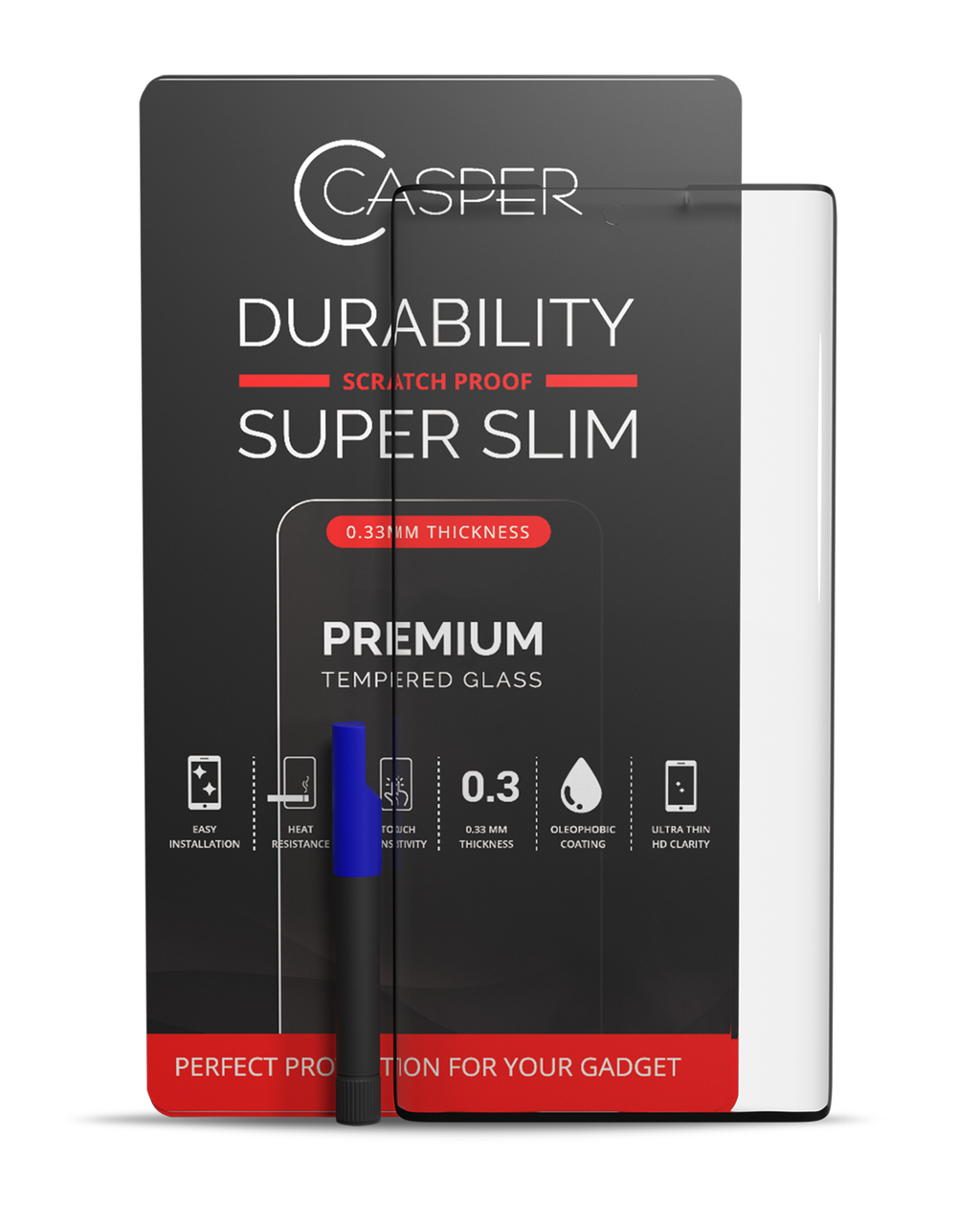 Casper UV Tempered Glass with Glue for Samsung Galaxy S21 Ultra (Case-Friendly) (Retail Pack)