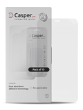 Casper Pro Gehärtetes Glas für iPhone 12 / 12 Pro (10er-Pack) (Klar)