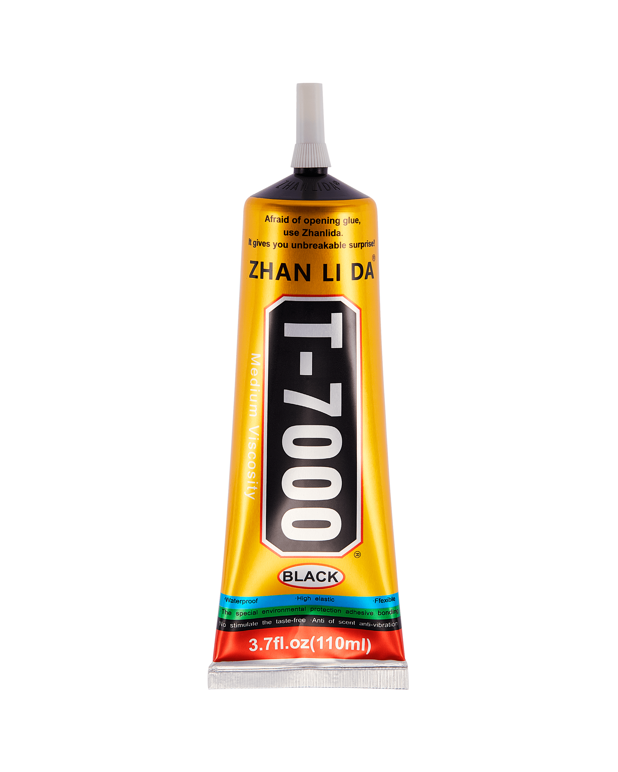 Zhanlida T7000 Multi-Purpose Adhesive (110 ml, Black)