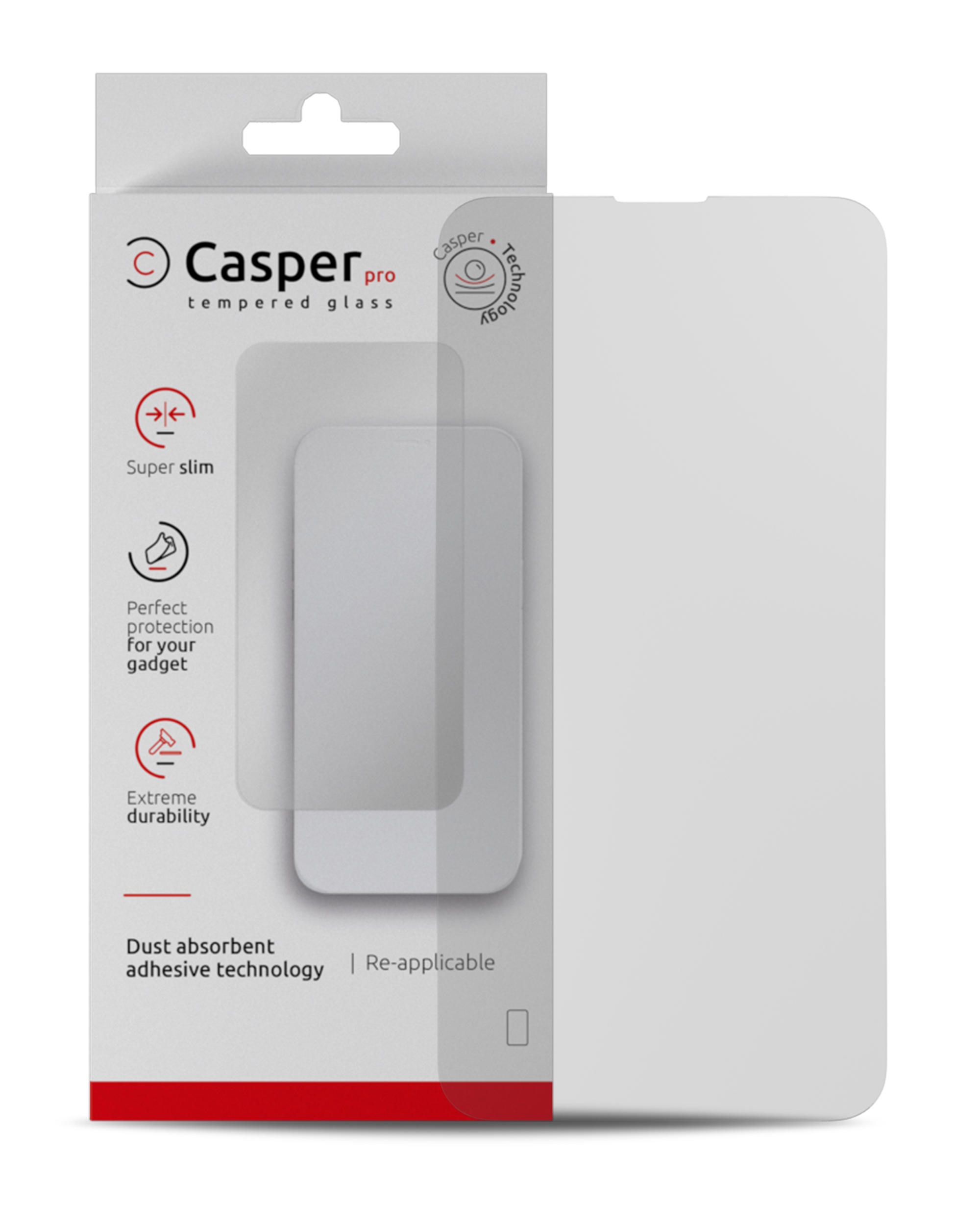 Casper Pro Tempered Glas für iPhone 13 Mini (Retail Pack) (Matte)