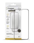 Casper Pro Silicone Gehärtetes Glas für iPhone 15/16 (Retail Pack) (Clear)