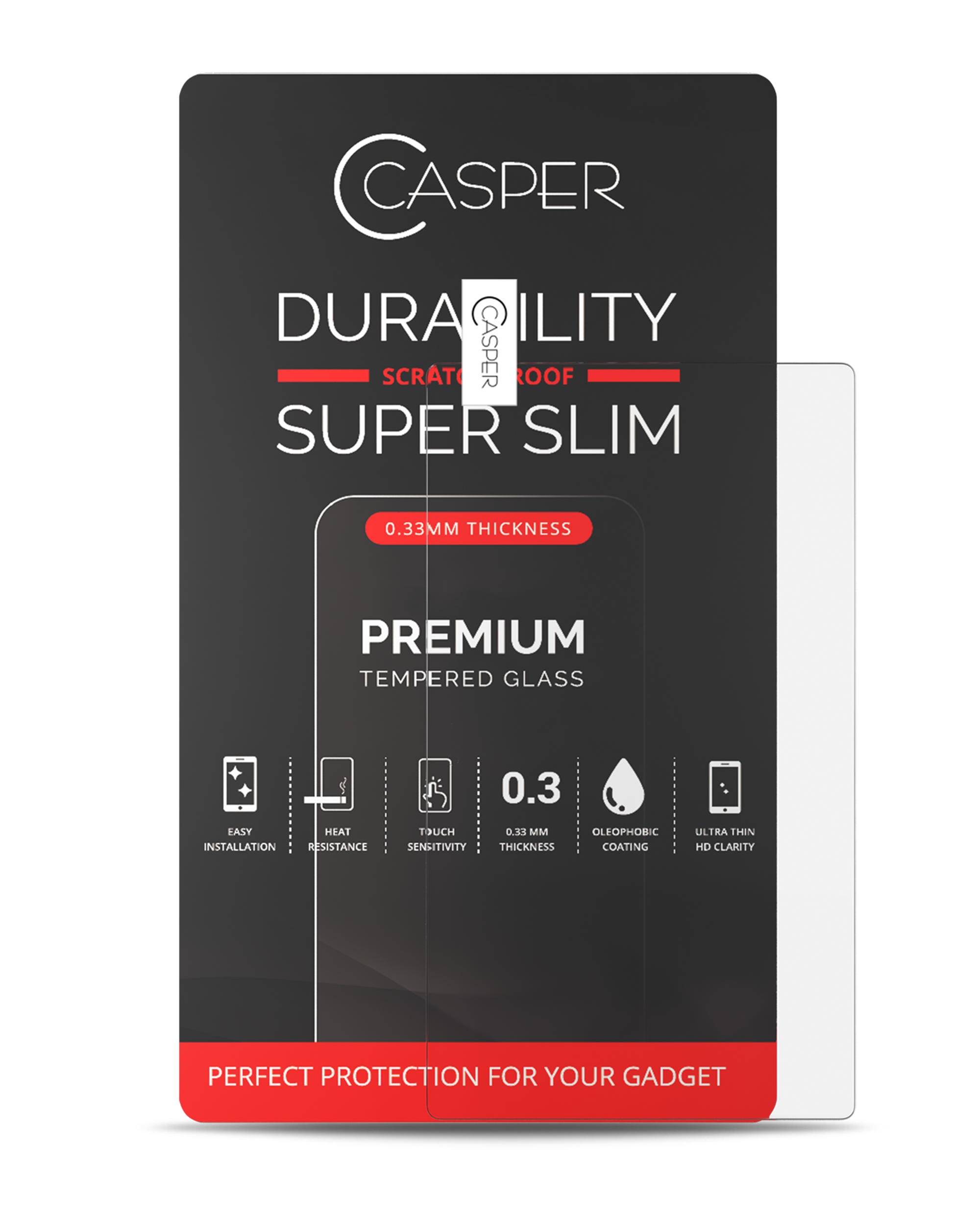 Casper Temperglas für Microsoft Surface 2 (Retail Pack) (Clear)