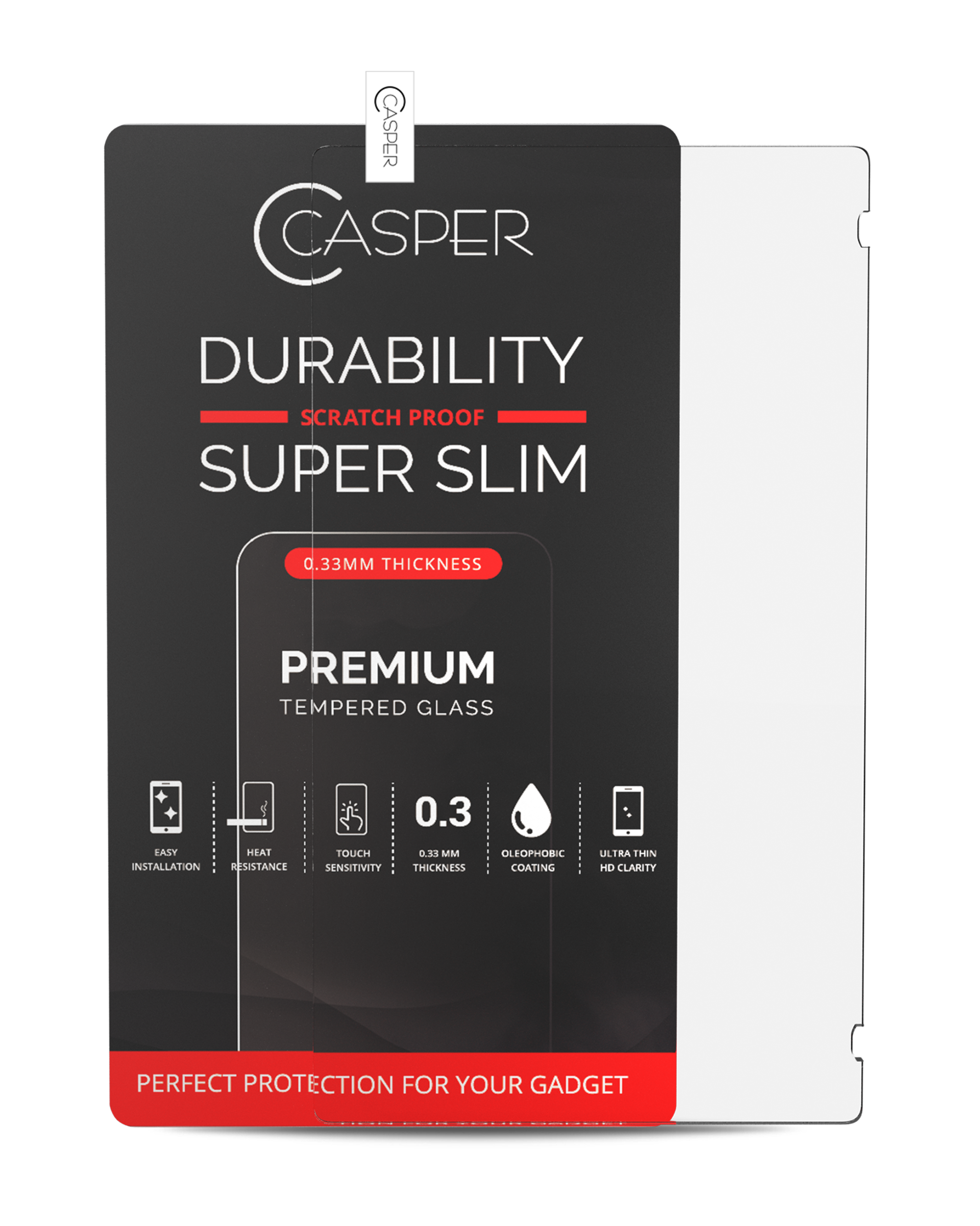 Casper Temperglas für Nintendo Switch (Retail Pack, Clear)