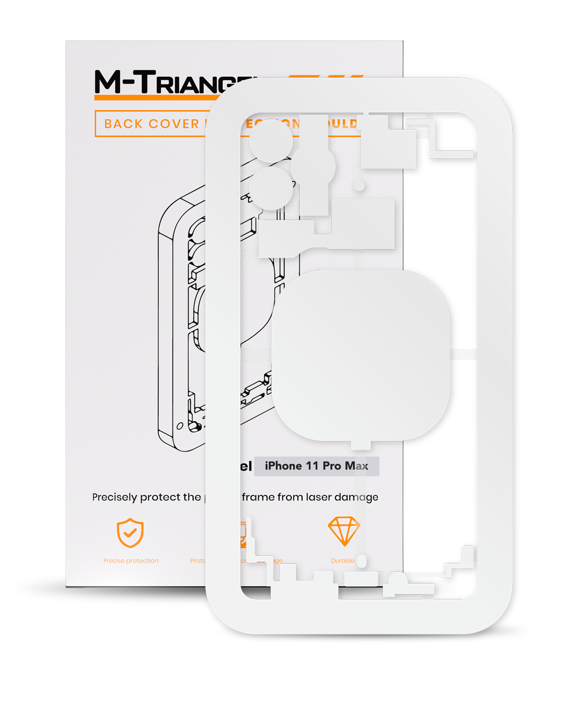 Laser protection mold for iPhone 11 Pro Max (M-Triangel)
