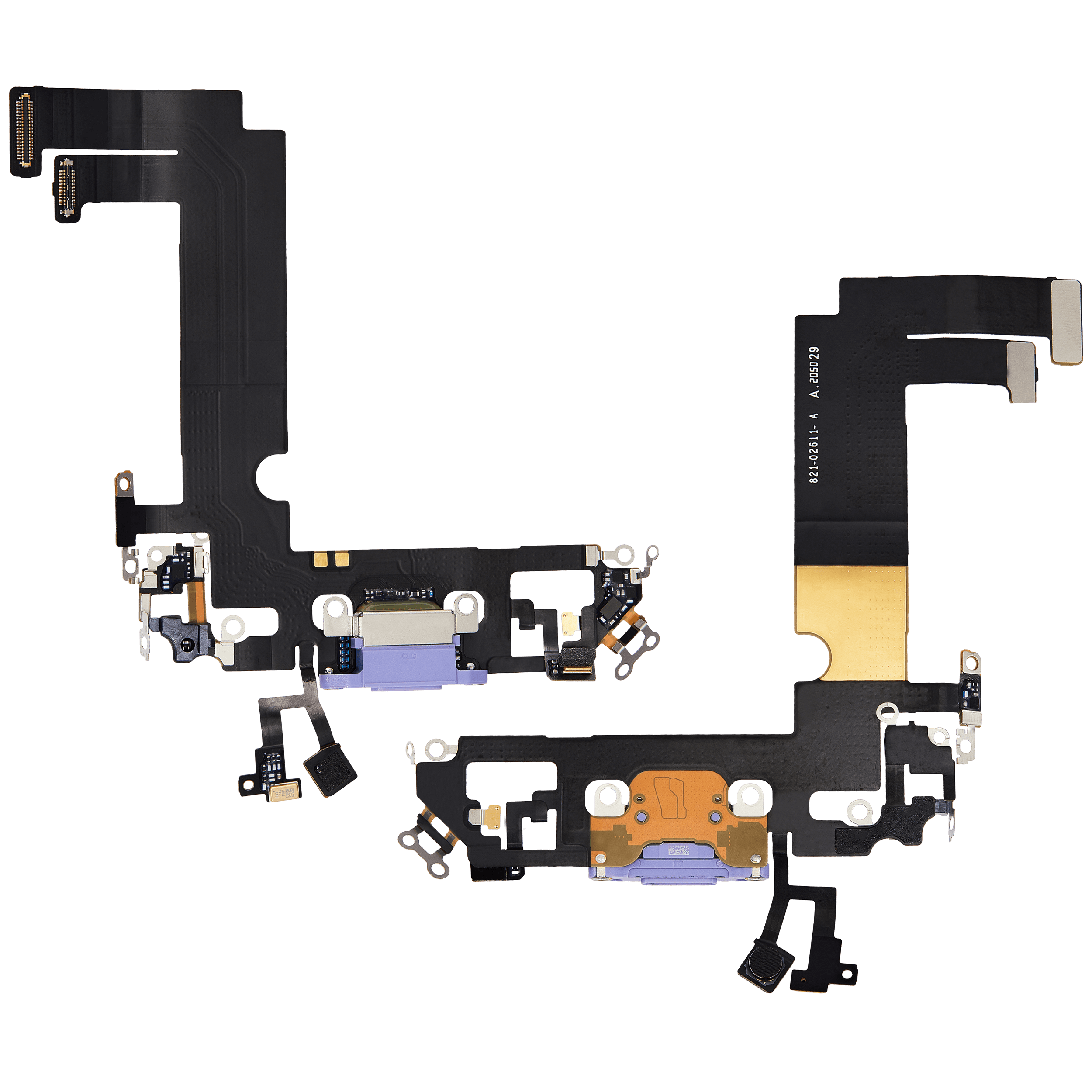 Charging Port Flex Cable for iPhone 12 Mini (Premium) (Purple)