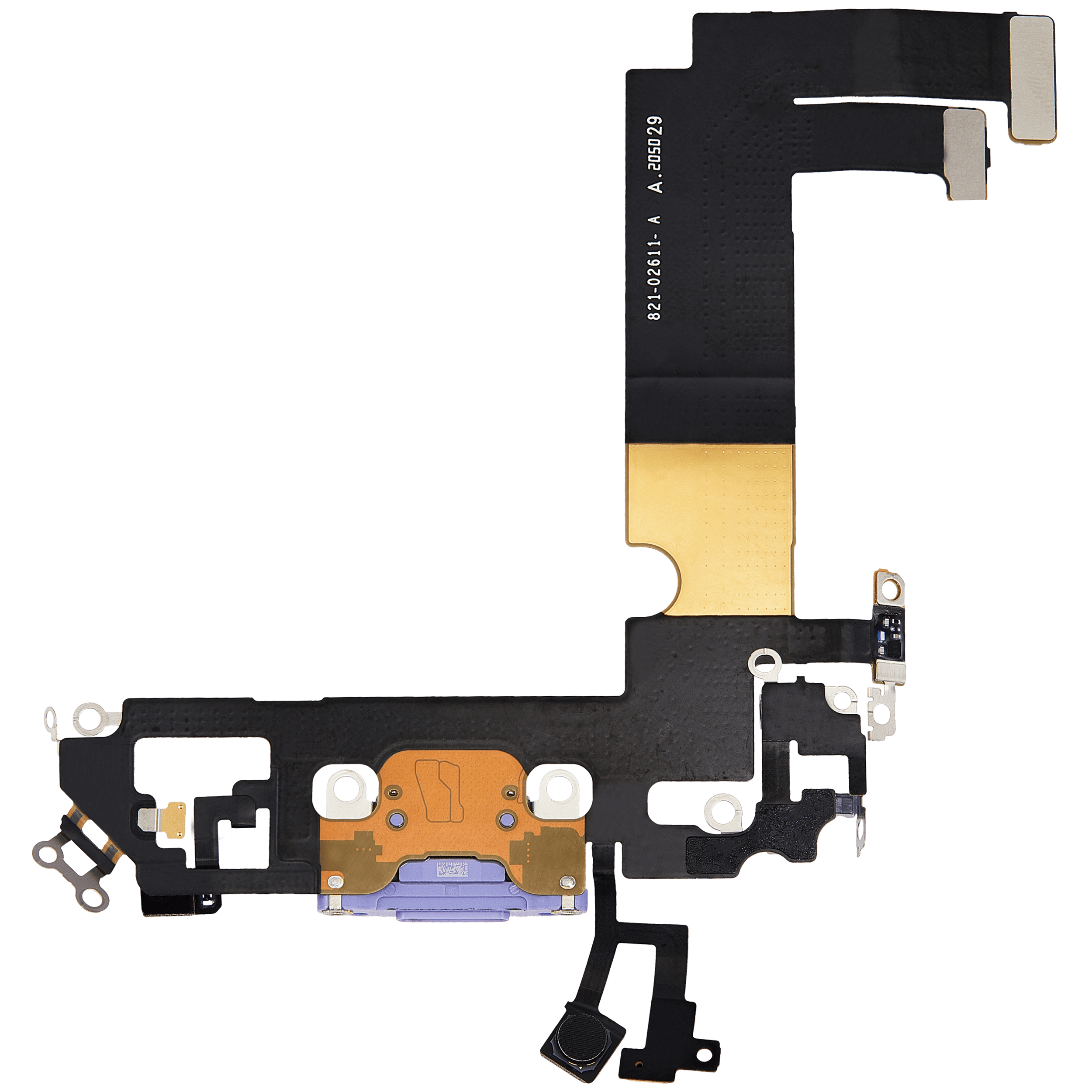 Charging Port Flex Cable for iPhone 12 Mini (Premium) (Purple)