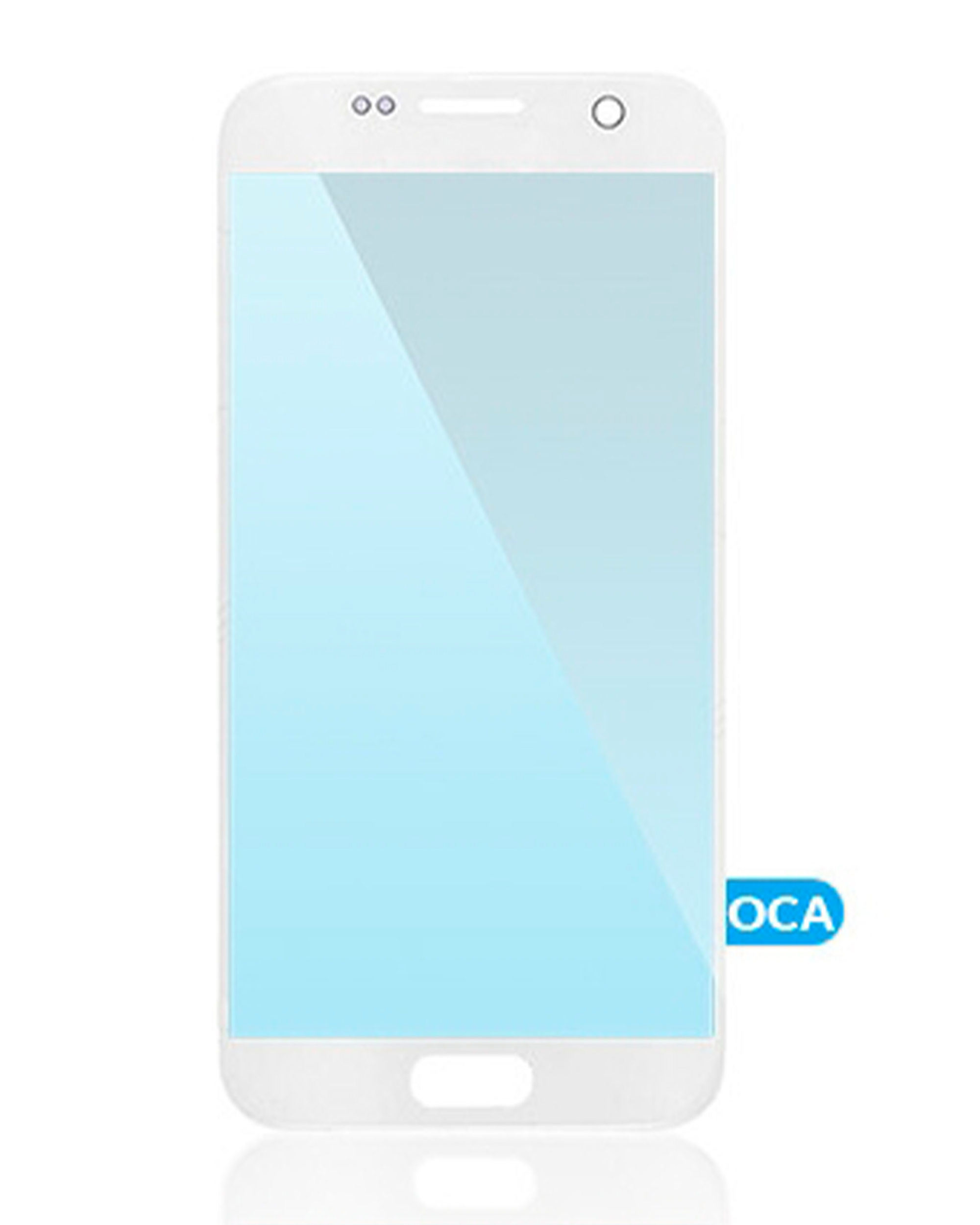 Frontglas mit vorinstalliertem OCA für Samsung Galaxy S7 (Weiß)