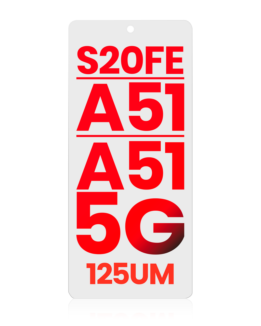 OCA für Samsung Galaxy S20 FE / A51 / A51 5G (10er-Pack)
